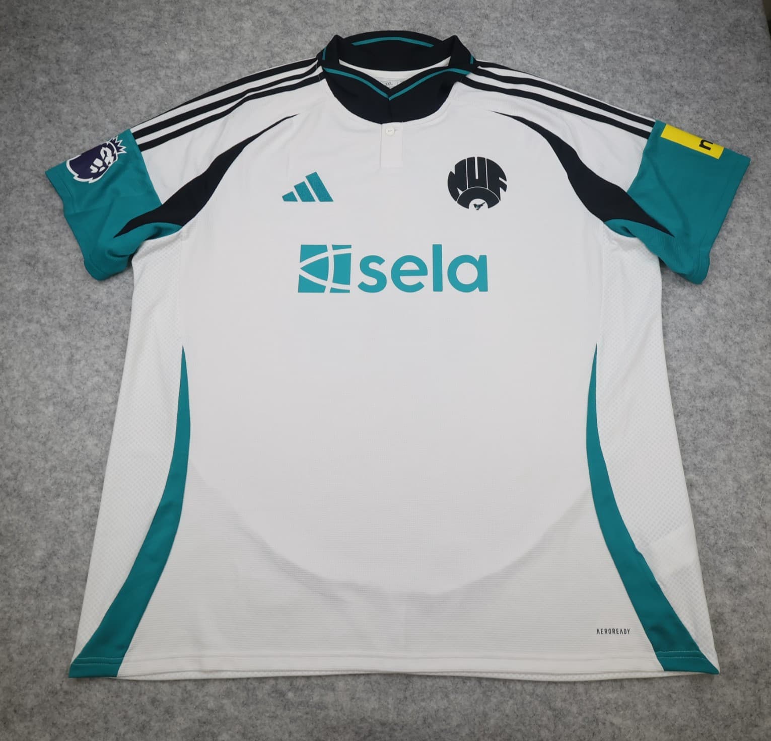Newcastle United Shirt 3XL White Third Kit 2024 2025 Adidas Jersey  Isak 14 photo 2