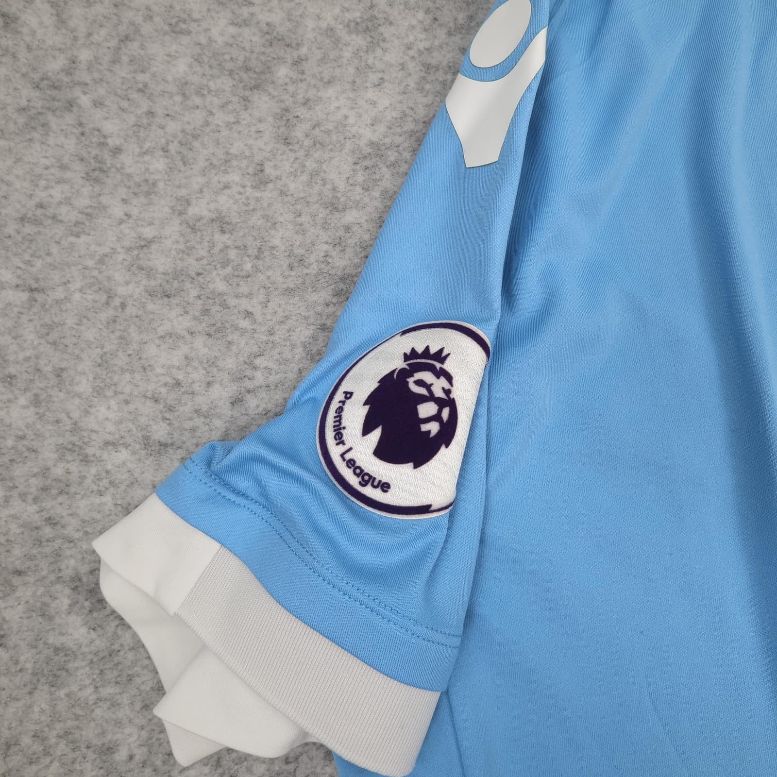 Stoke City Away Shirt 2XL Blue 2017 2018 EPL Soccer Macron Shaqiri 22 Jersey photo 4