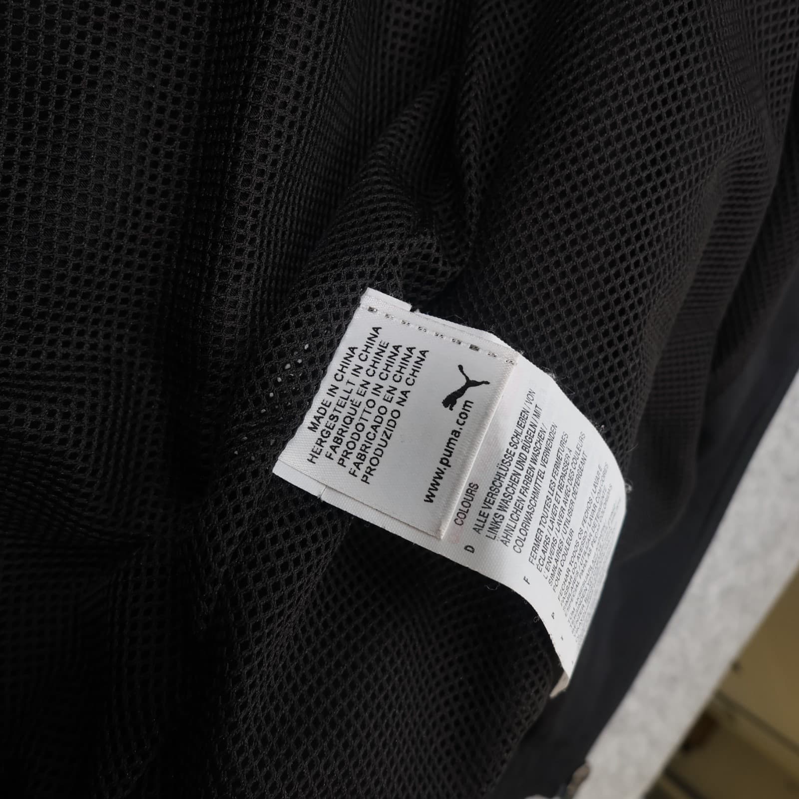 Newcastle United Jacket Medium Black Lightweight Track Coat 2011 2012 Puma photo 9