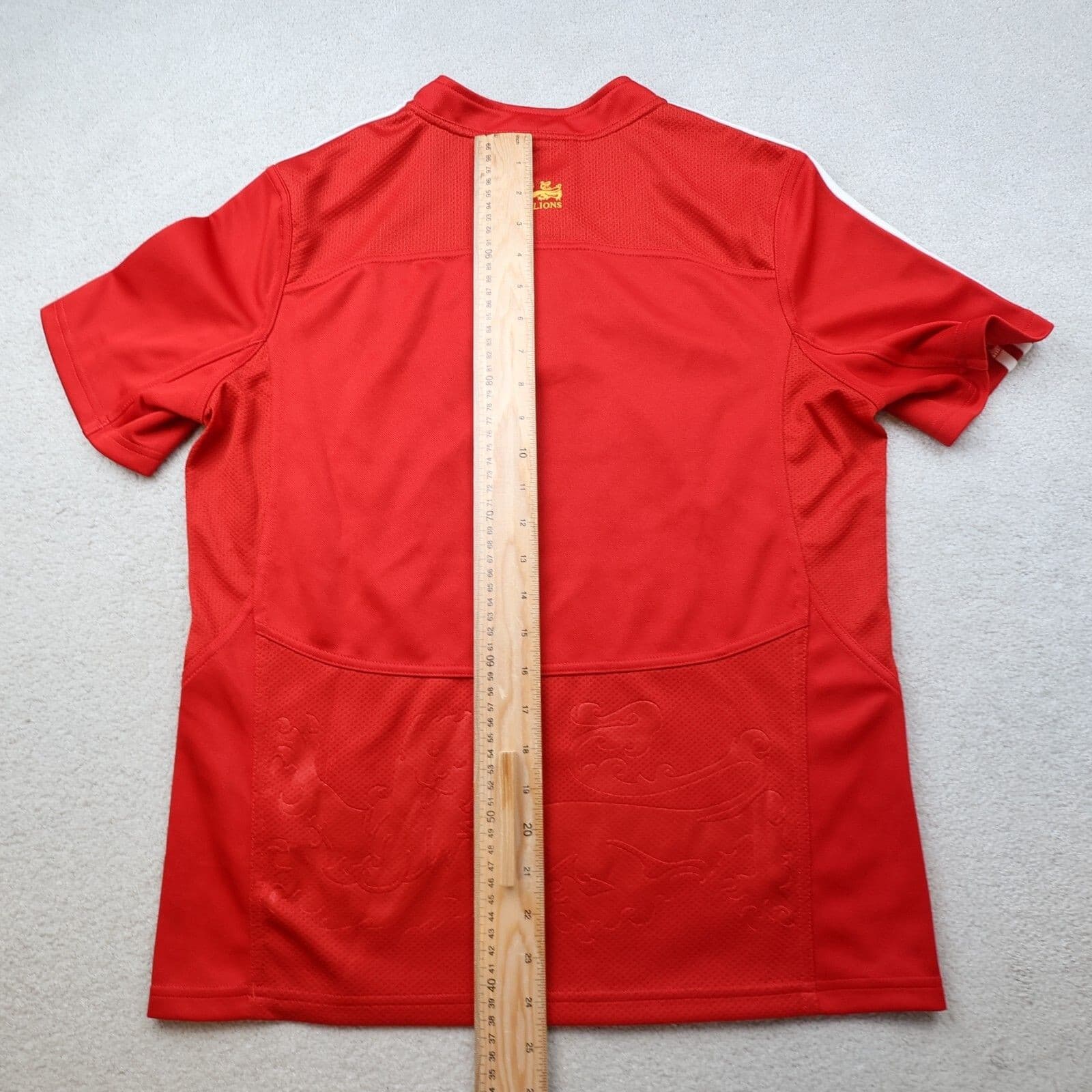 Lions Rugby Shirt Large Womens Adidas Jersey 2008 2009 HSBC South Arfica Tour photo 9