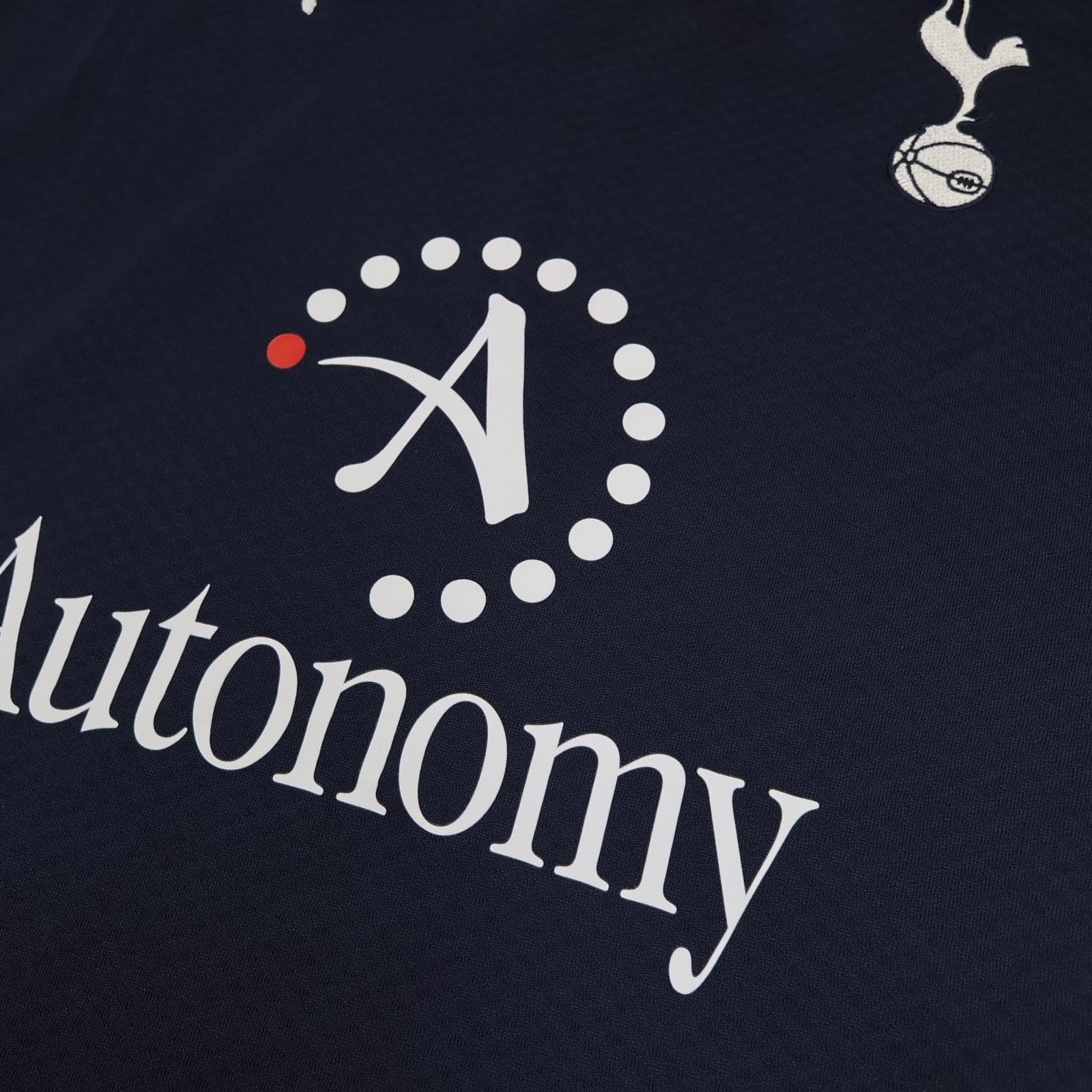 Tottenham Hotspur Shirt Mens XL Blue 2010 2011 Away Soccer Puma Autonomy Jersey photo 5