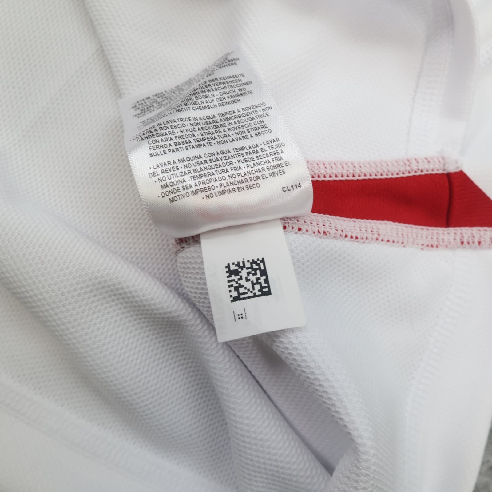 England Rugby Shirt 2XL White Home Kit 2019 Japan World Cup Canterbury XXL photo 8