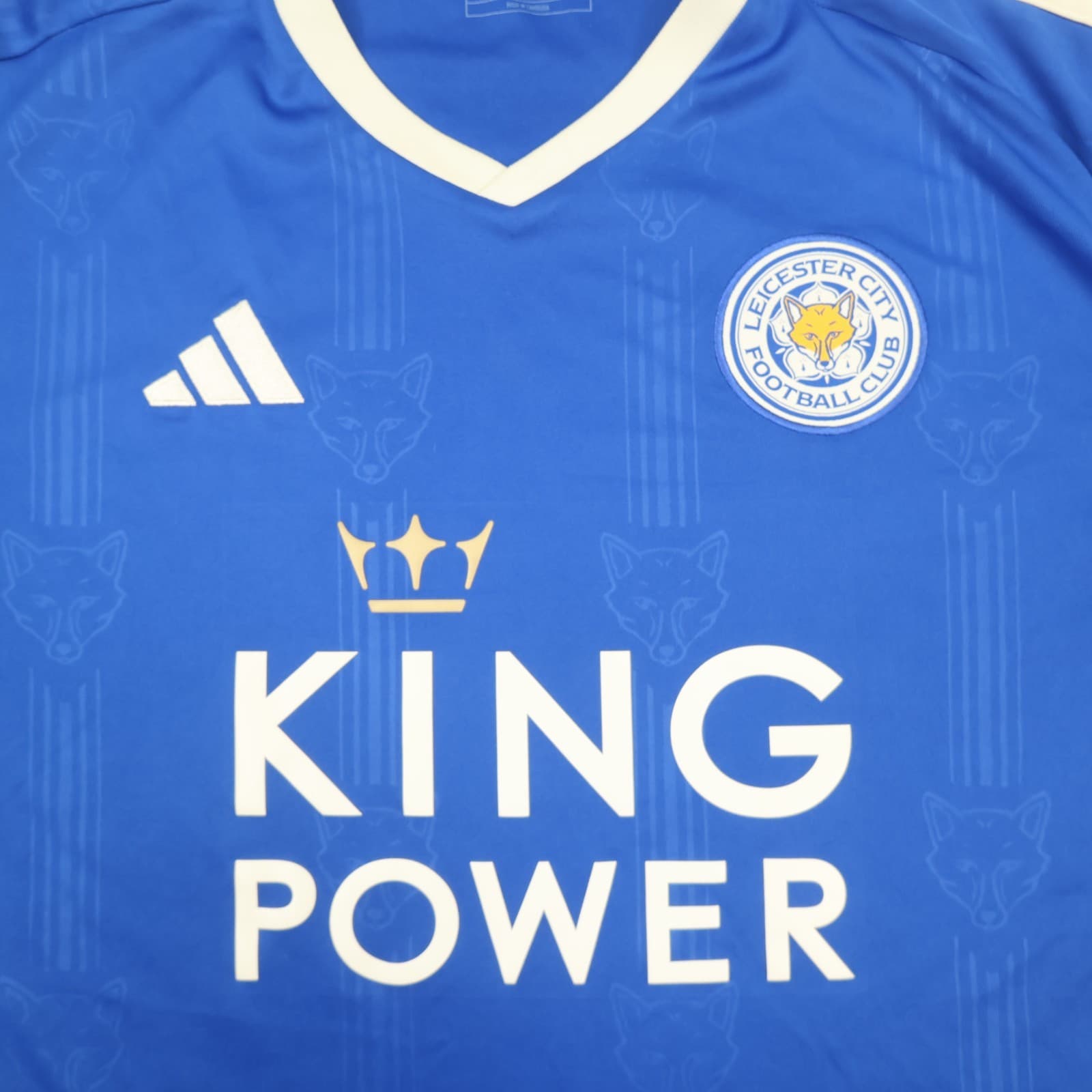 Leicester City Shirt Extra Large Blue 2023 2024 Adidas Soccer Jersey Football photo 4