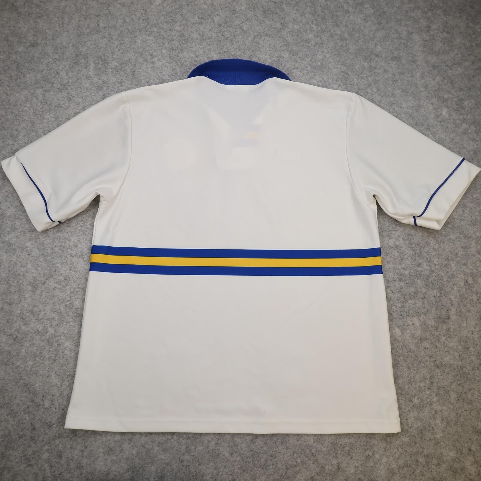 Leeds United Shirt Mens Large Home Asics Thistle Hotels Soccer Jersey 1993 1995 photo 2
