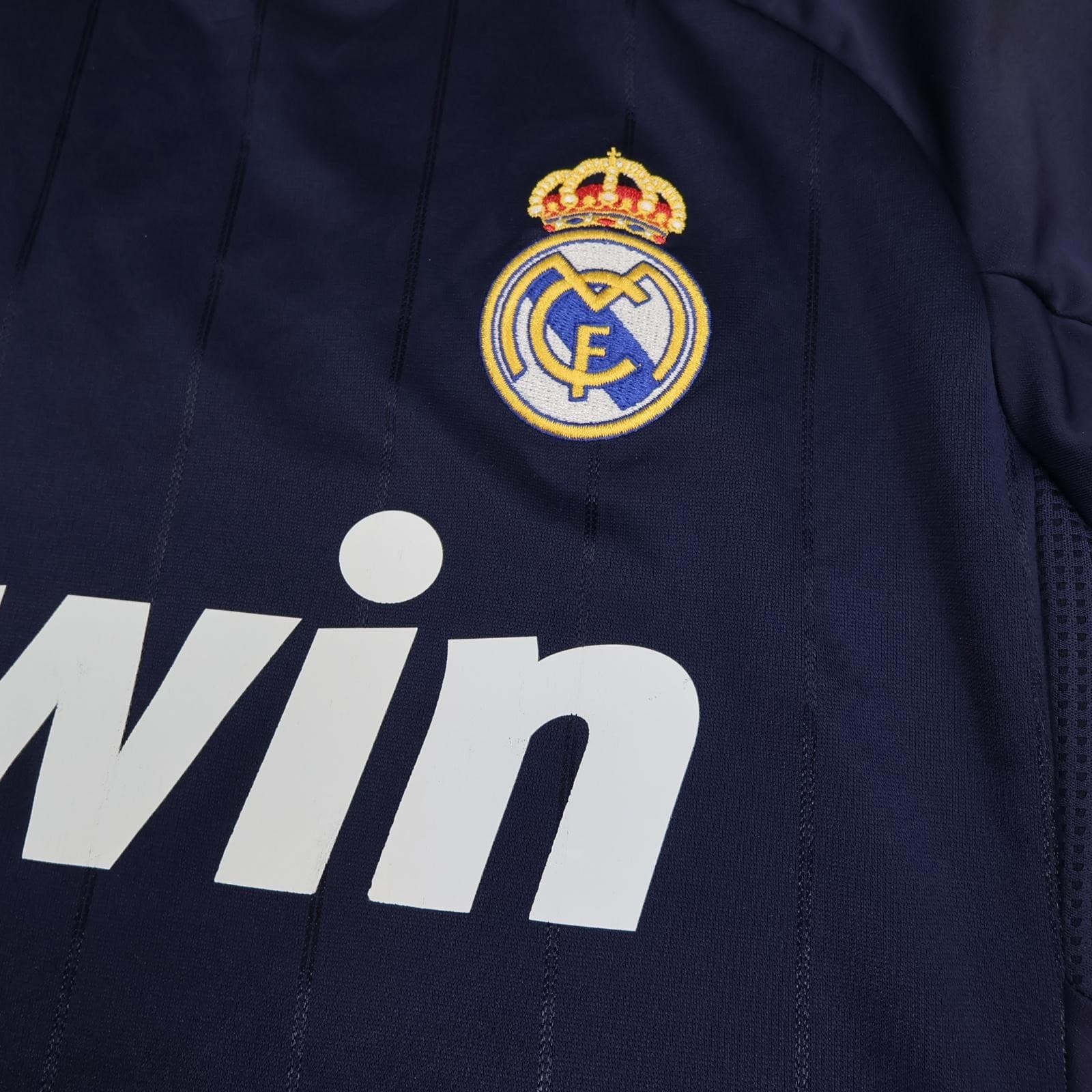 Real Madrid Shirt Mens Medium Blue Away 2012 2013 La Liga Football Adidas Bwin photo 5