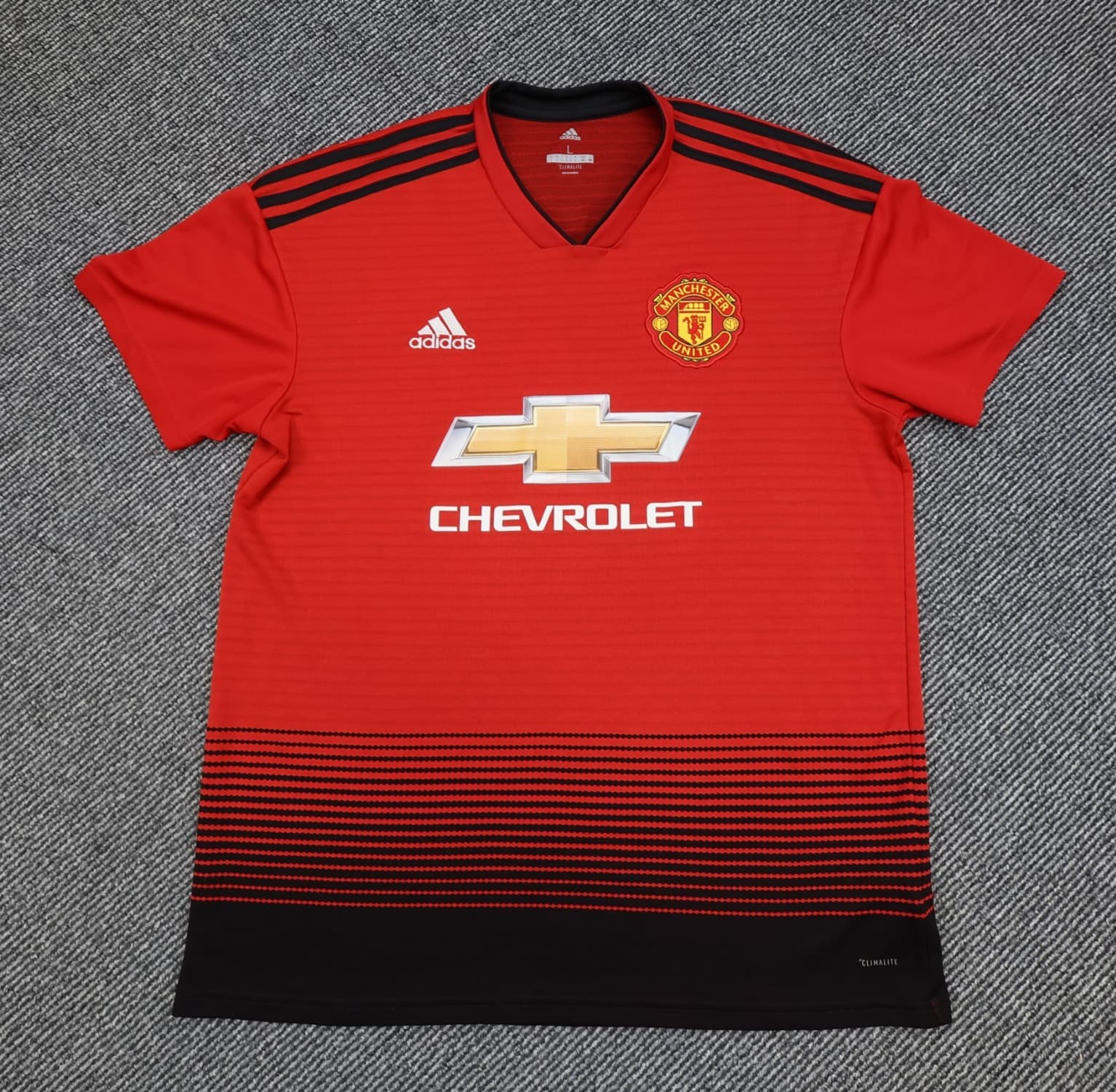 Manchester United Shirt Large Red Home 2018 2019 Adidas Jersey Alexis Sanchez photo 2