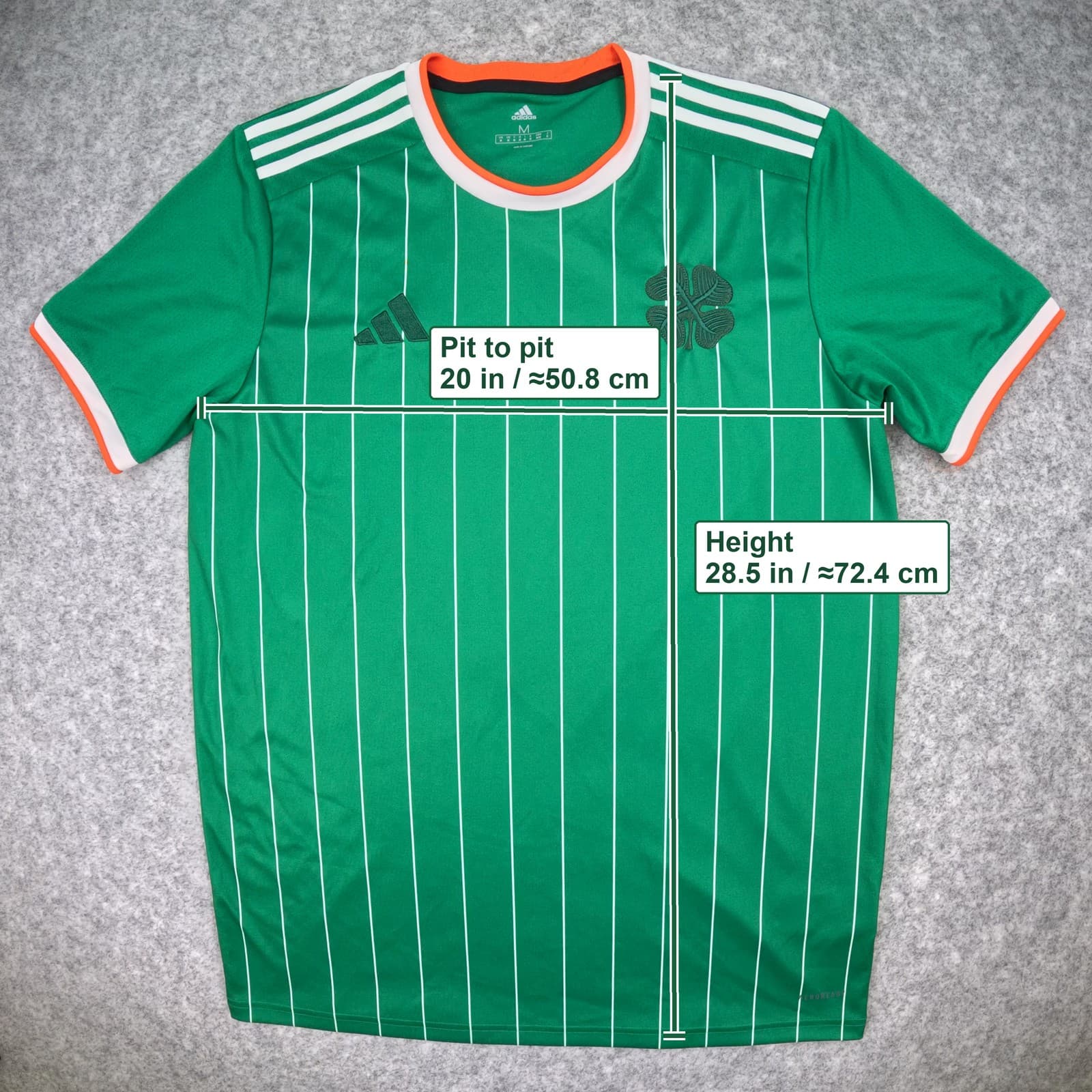Celtic Football Shirt Medium Green Training 2024 205 Kyōgo Soccer Jersey photo 3