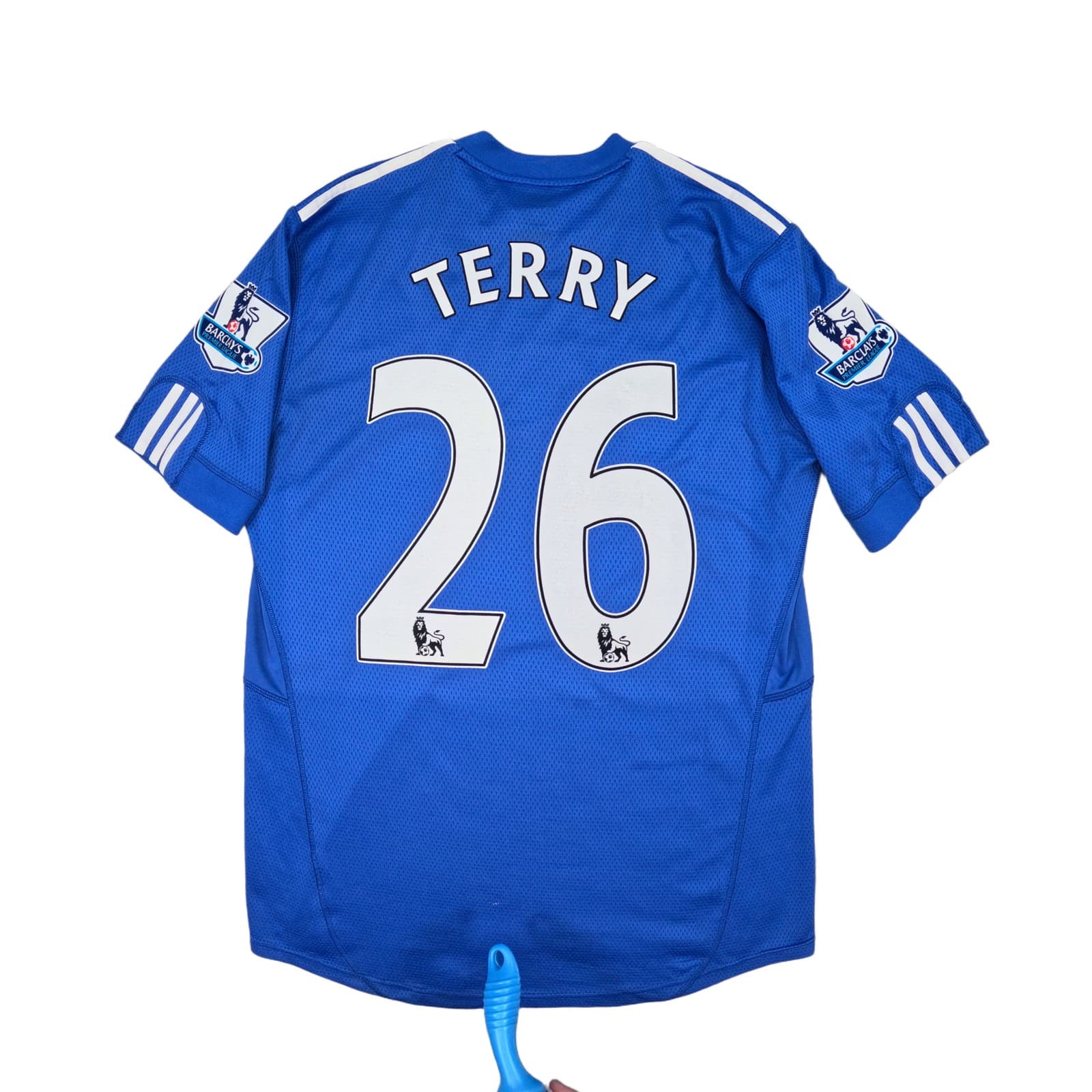Chelsea Football Shirt Medium Blue Home 2009 2010 adidas John Terry 26 Jersey photo 4