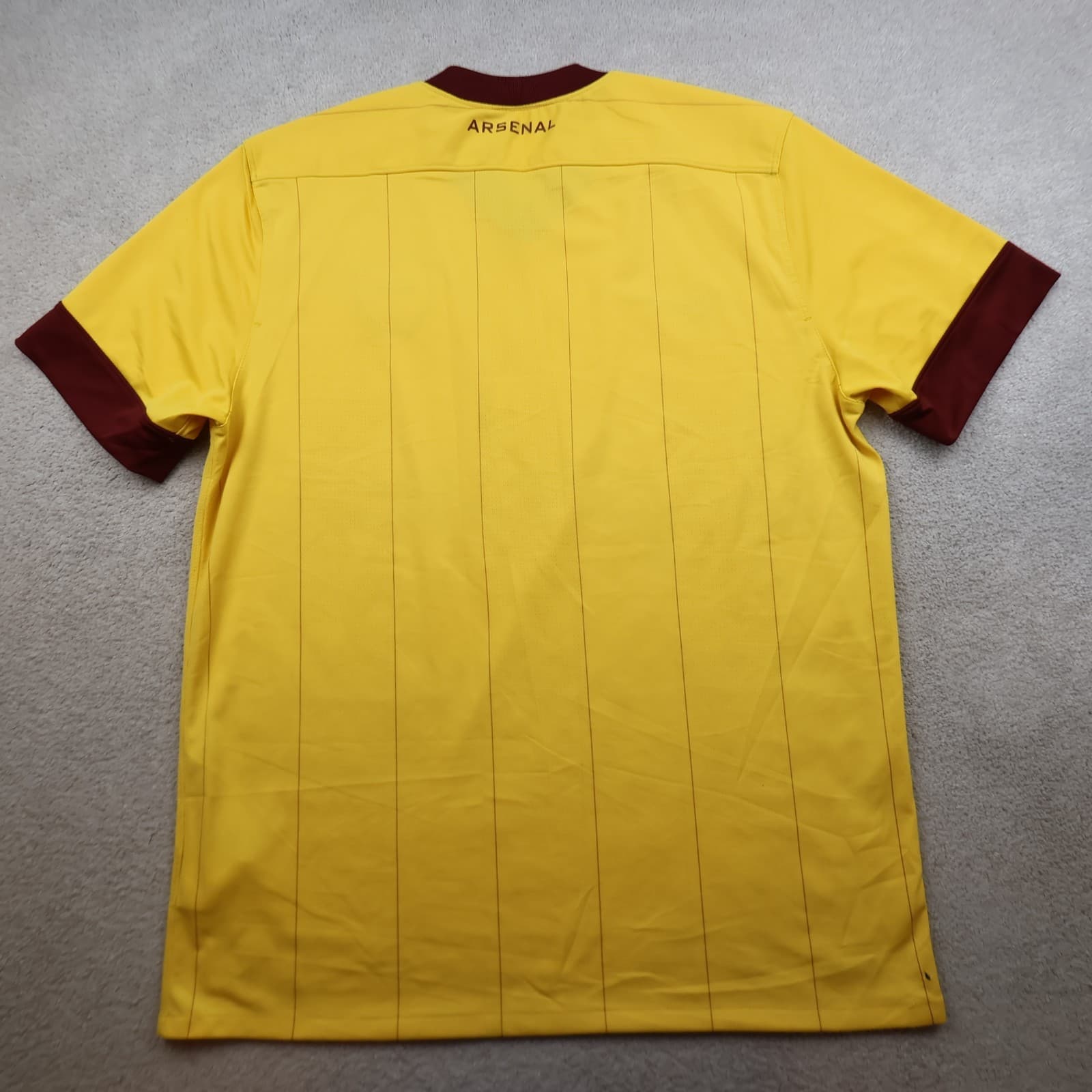Arsenal Shirt Large Yellow Away Kit 2010 2013 Nike Soccer Jersey Football photo 2