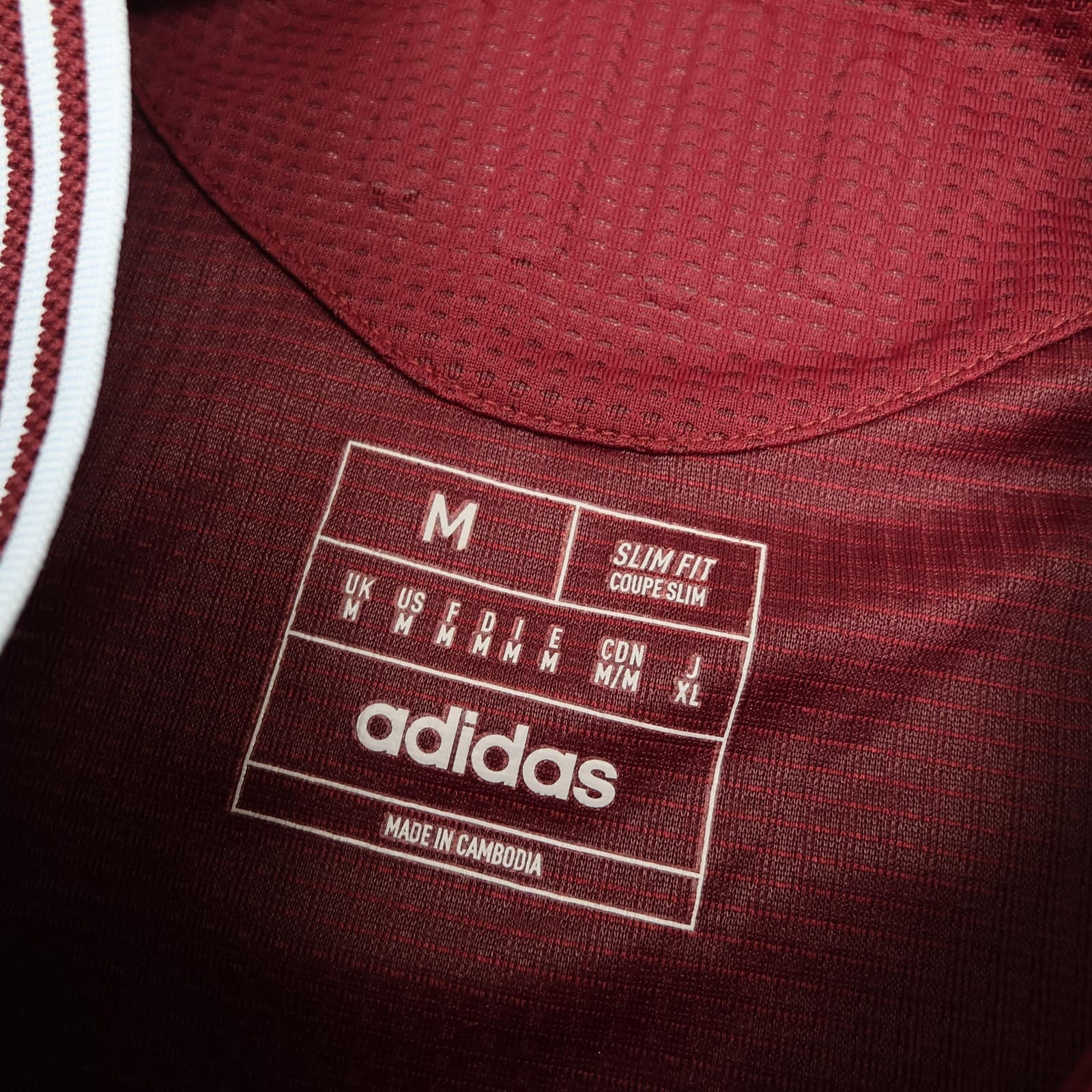Aston Villa Shirt Mens Medium Red Home 2024 2025 Authentic Football Adidas UCL photo 6