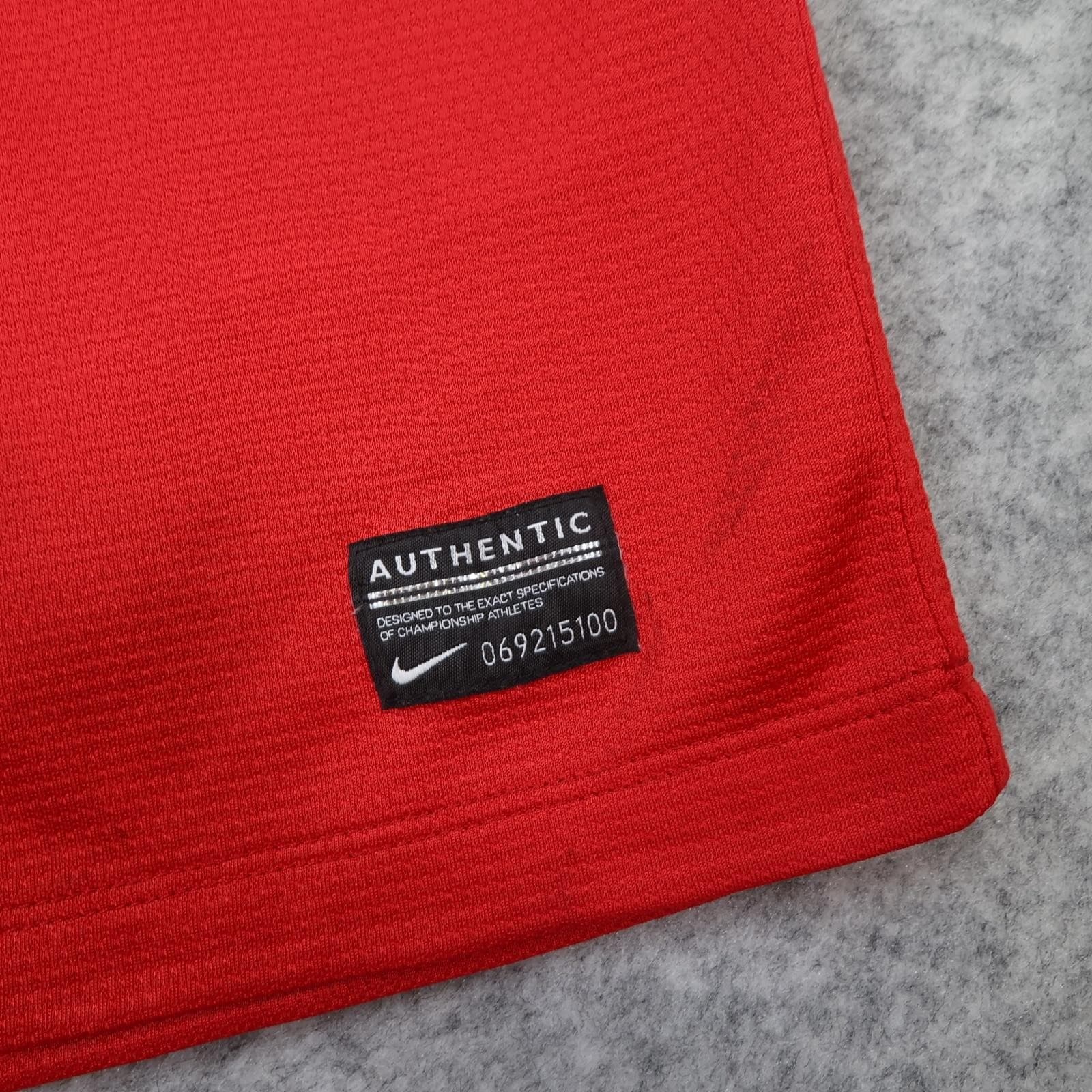 Manchester United Shirt Mens Medium Red Home 2013 2014 Football Nike Rooney 10 photo 5