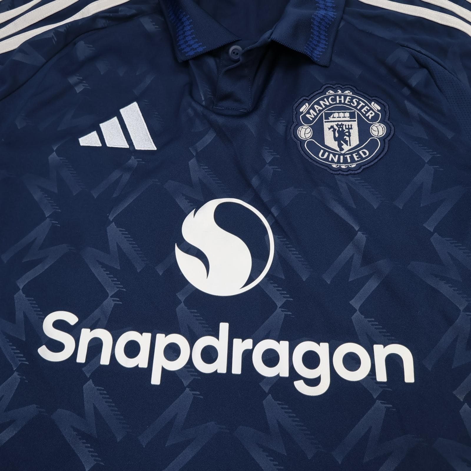 Manchester United Shirt Mens Large 3rd Kit 2024 2025 Football Adidas Snapdragon photo 3