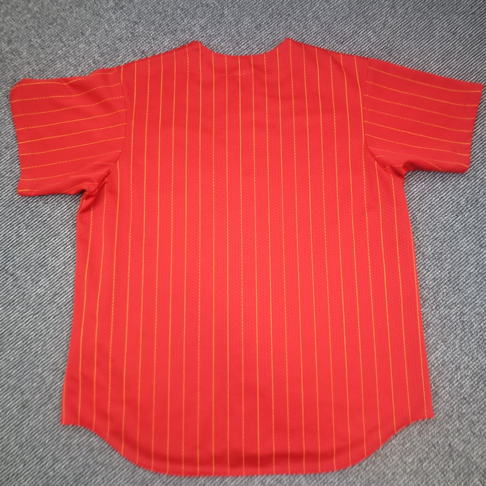 Vintage Atlanta Braves Jersey Extra Large Red Majestic Baseball MLB Shirt photo 2