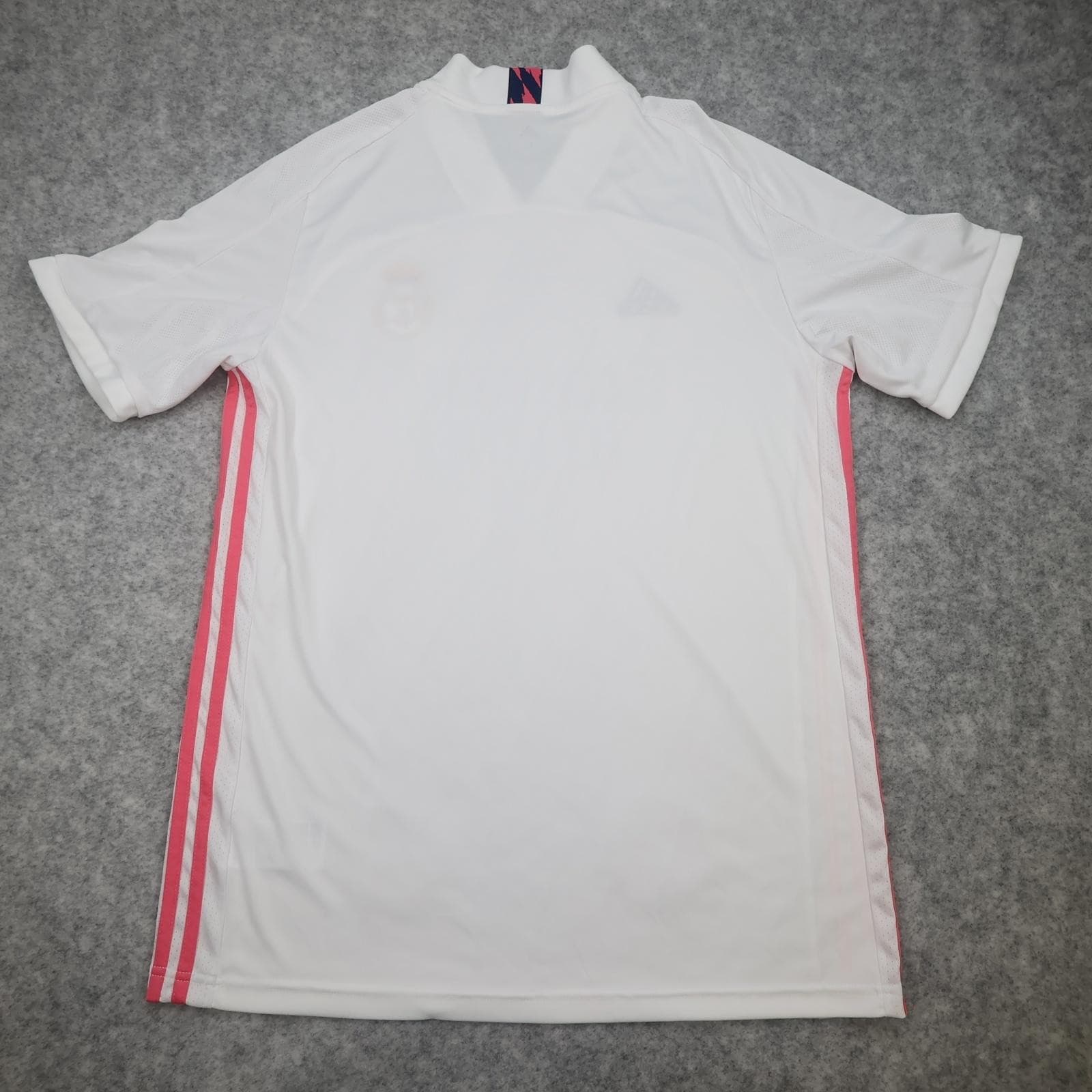 Real Madrid Shirt Mens Large White Home 2020 2021 Football Adidas Emirates photo 12
