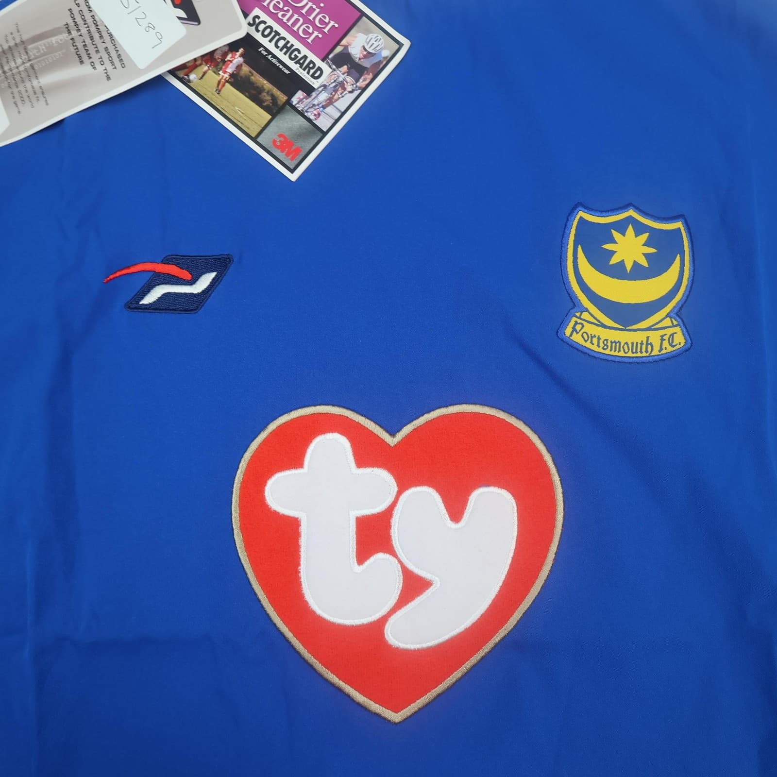 Vintage Portsmouth Shirt Mens 3XL Blue Home 2003 2005 Football Pompey Sport Ty photo 4
