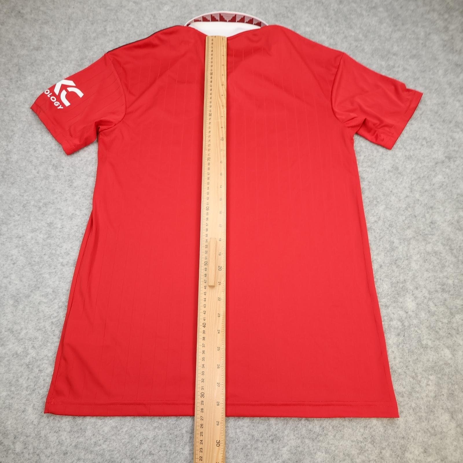 Manchester United Shirt Mens Medium Red Home 2022 2023 Adidas Soccer Jersey photo 10