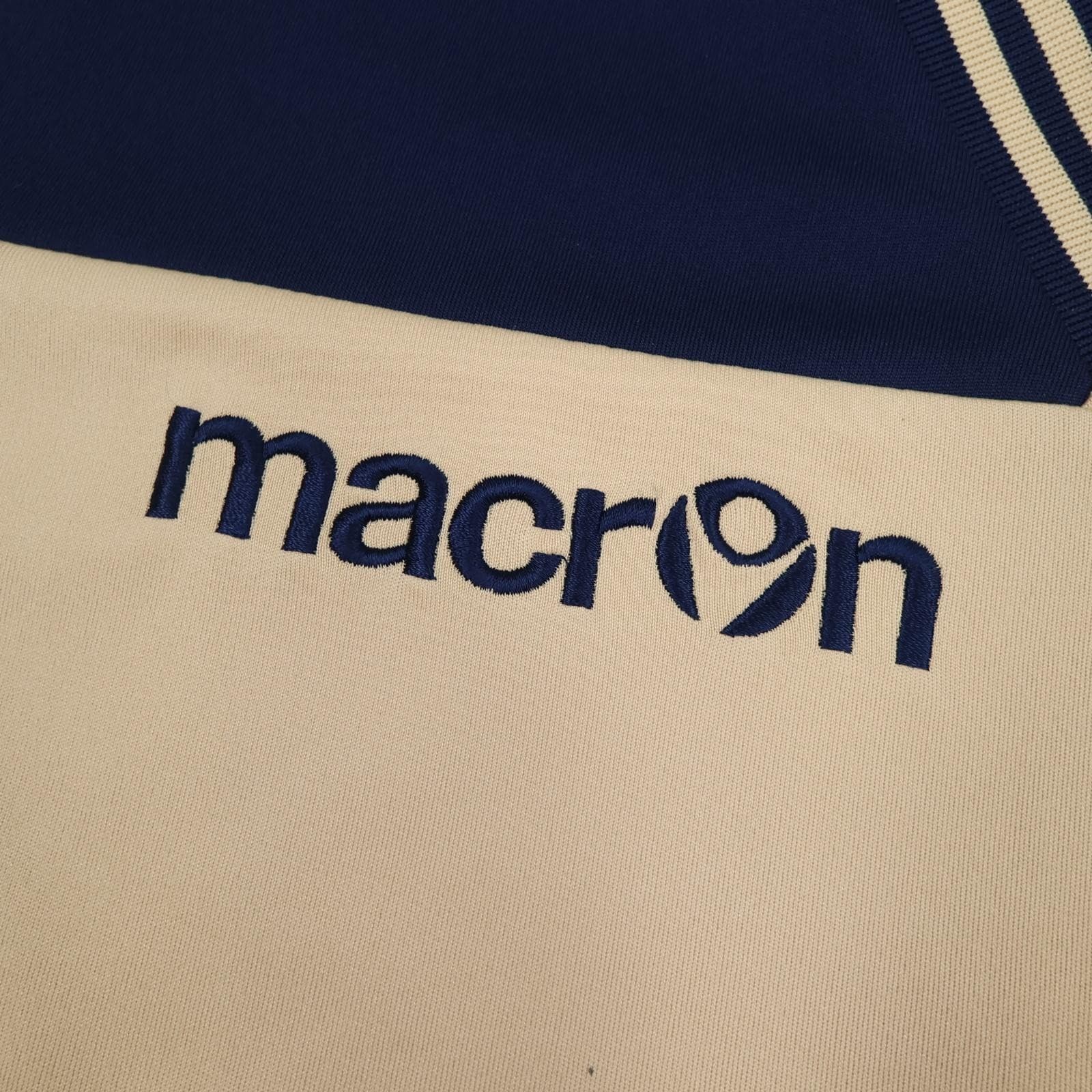 Leeds United Away Shirt Mens Small Beige 2013 2014 Football Macron Enterprise photo 5