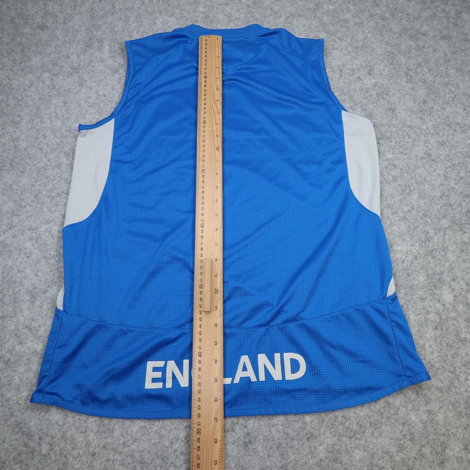 England Training Shirt Mens XL Blue Vest 2005 2006 Football Umbro Soccer Jersey photo 8