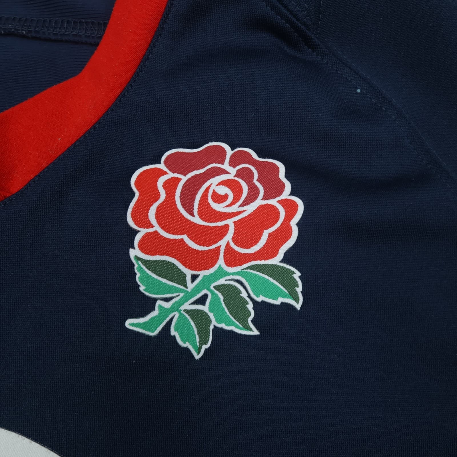 England Rugby Shirt Large Navy Kit 2007 2008 Nike Jersey O2 photo 4