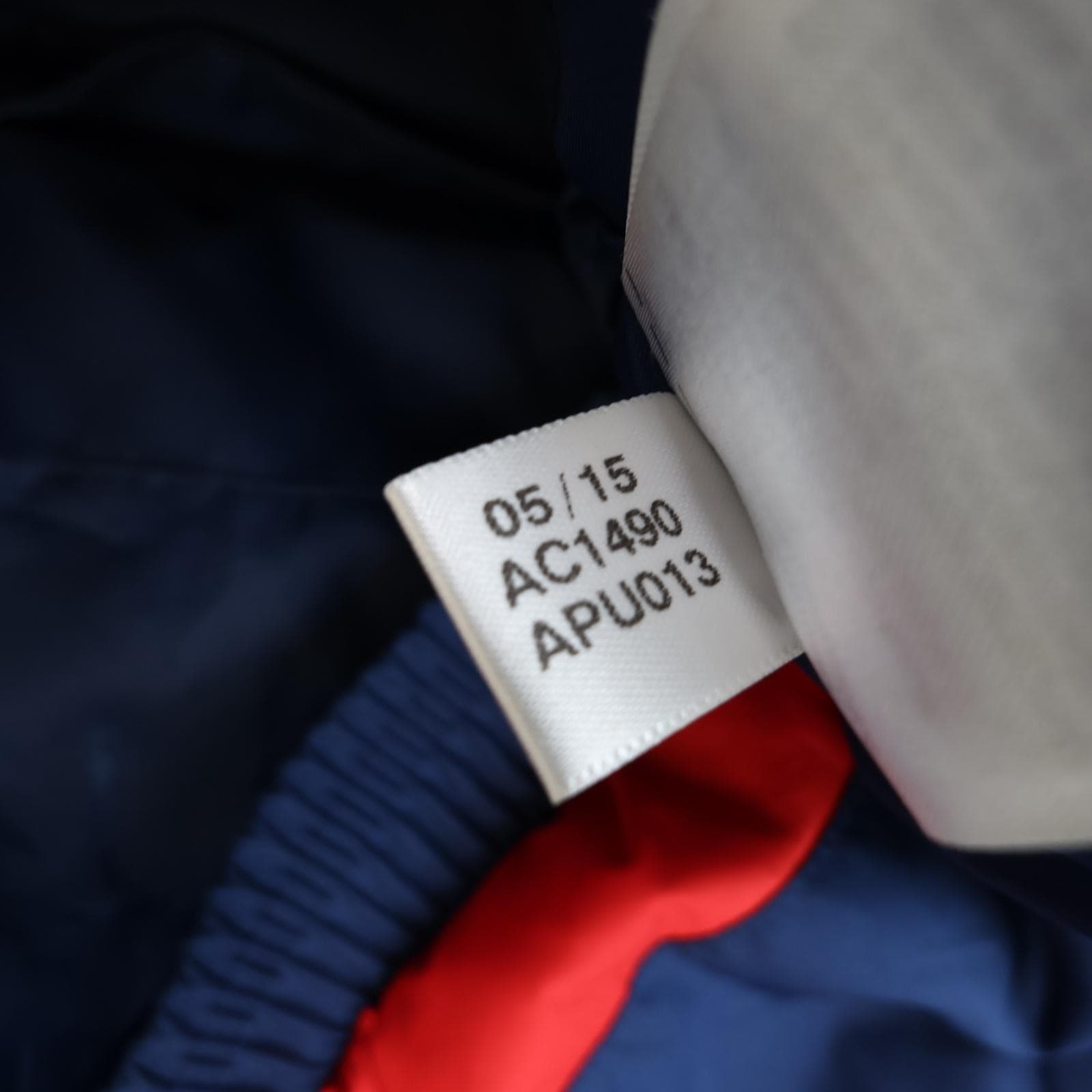 Manchester United Jacket Mens Large Navy Blue EPL 2015 2016 Adidas AON Padded photo 12