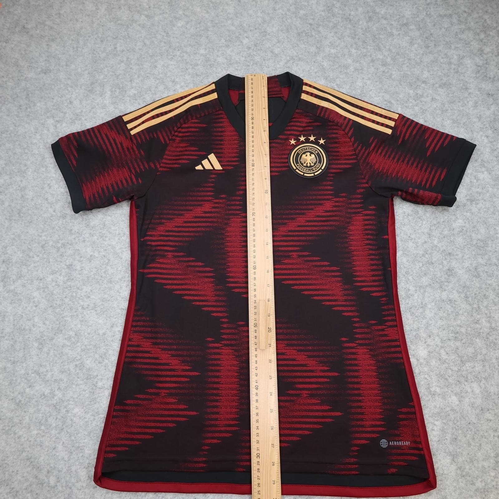 Germany Away Shirt Mens Medium Black 2022 2023 Football Adidas AEROREADY Jersey photo 10