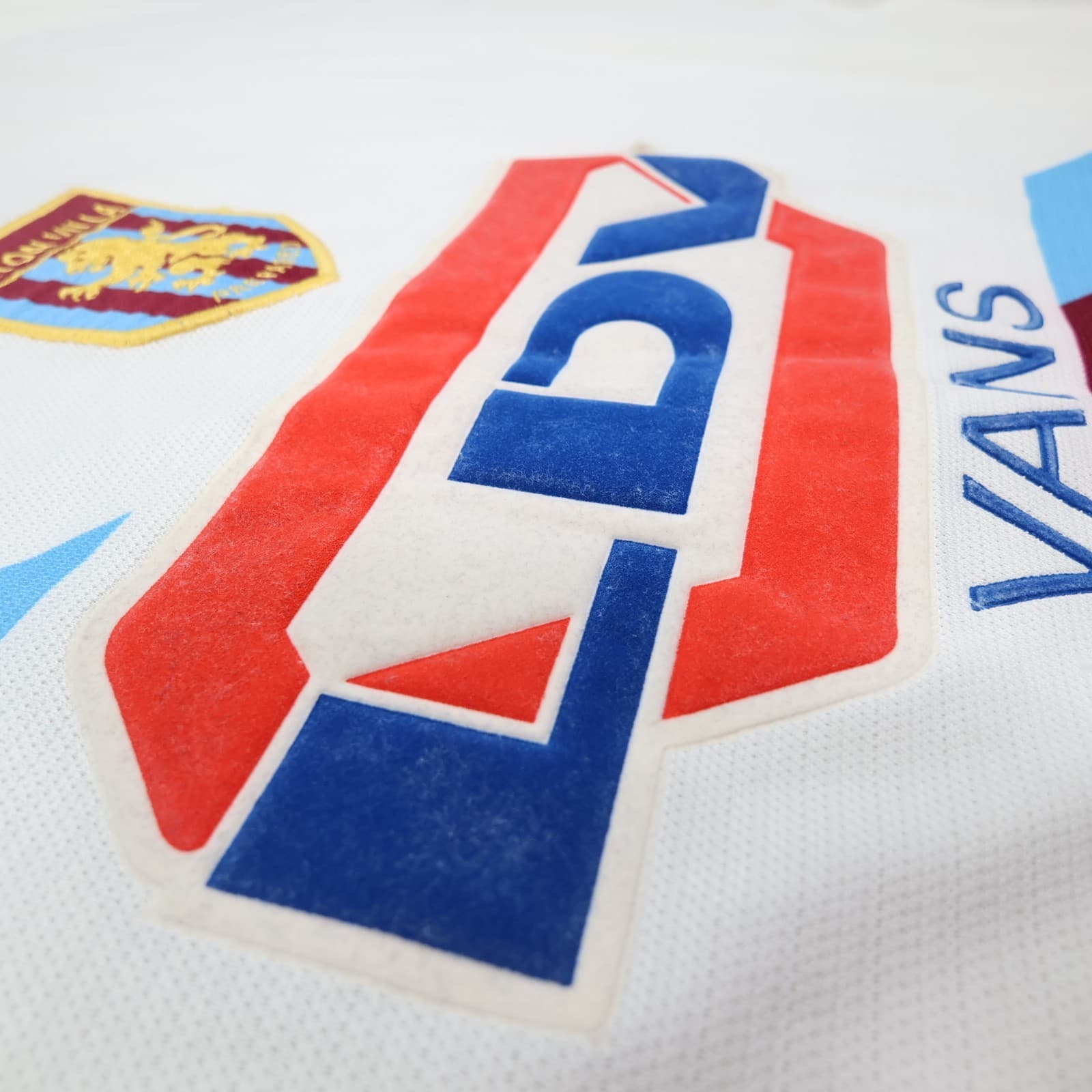 Vintage Aston Villa Shirt 2XL White Away Kit 1999 2000 Reebok Jersey 46/48" photo 5