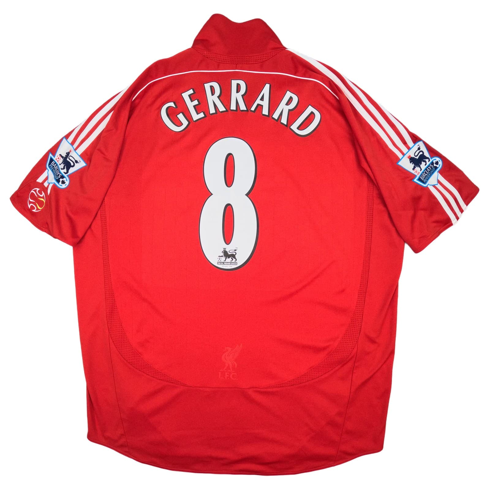 Liverpool Football Shirt Extra Large Red Home 2006 2008 adidas Steven Gerrard 8 photo 2