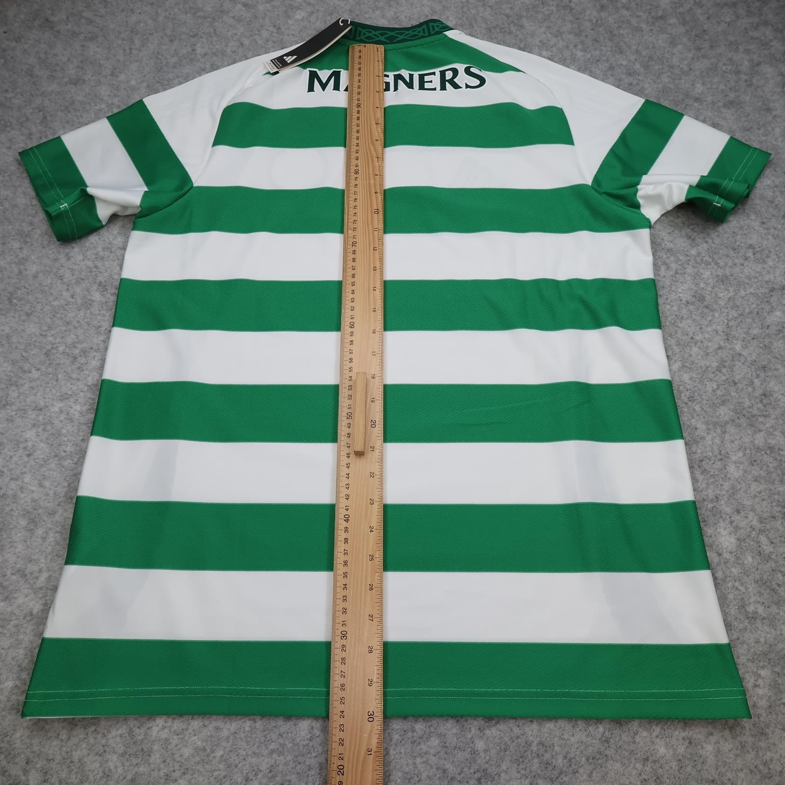 Celtic Shirt Mens XL Green White Home 2024 2025 Football Adidas Soccer Jersey photo 11