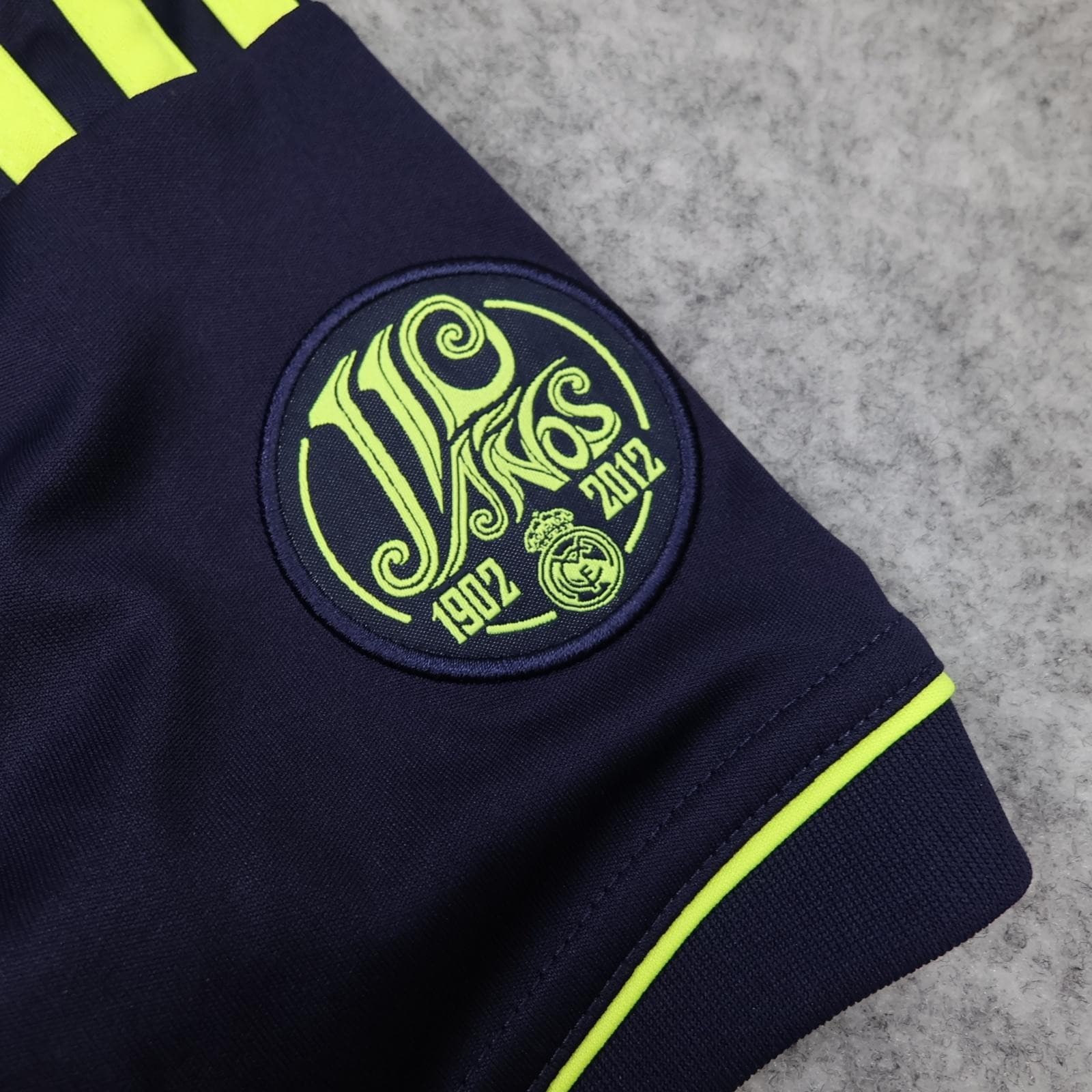 Real Madrid Shirt Mens Medium Blue Away 2012 2013 La Liga Football Adidas Bwin photo 7