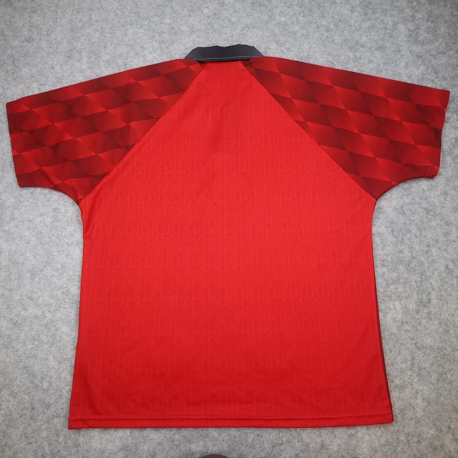 Vintage Manchester United Shirt Mens Large Red Home 1996 1998 Umbro Sharp 90s photo 2