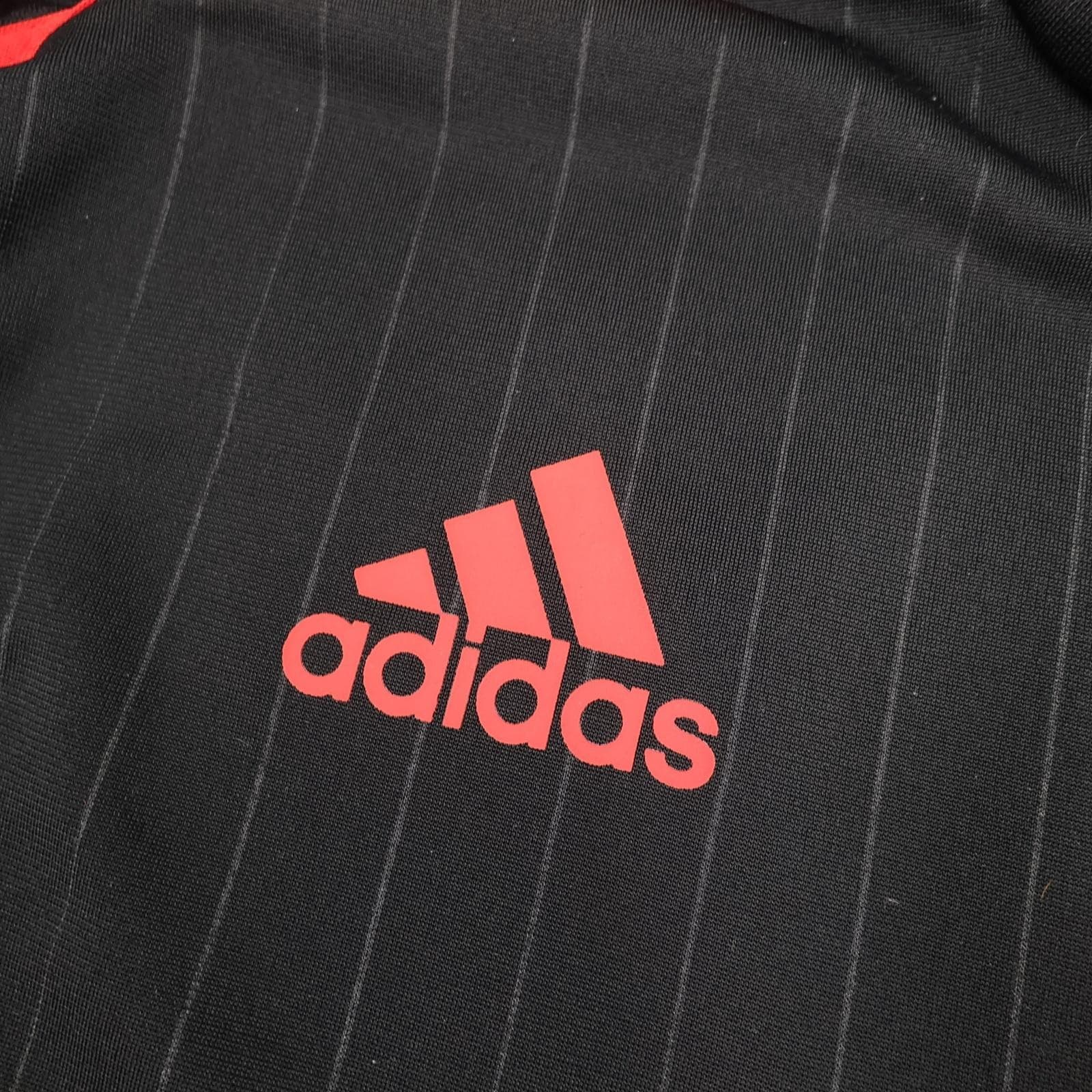 Manchester United Training Top Mens Medium Black Football Adidas Aon 2015 2016 photo 5