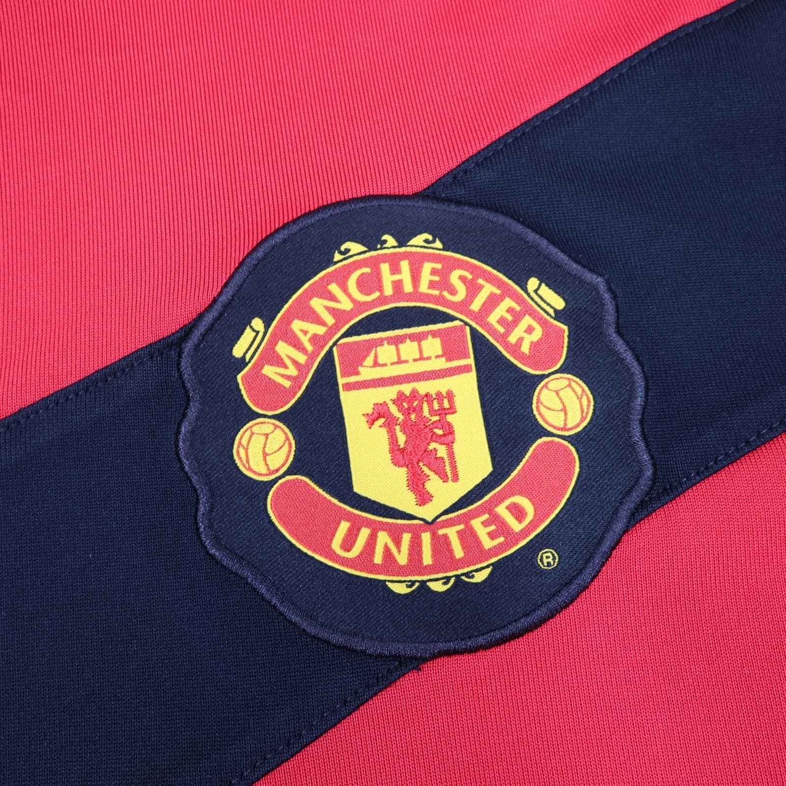 Manchester United Shirt Mens Large Red 2009 2010 Football Nike AIG Berbatov 9 photo 7