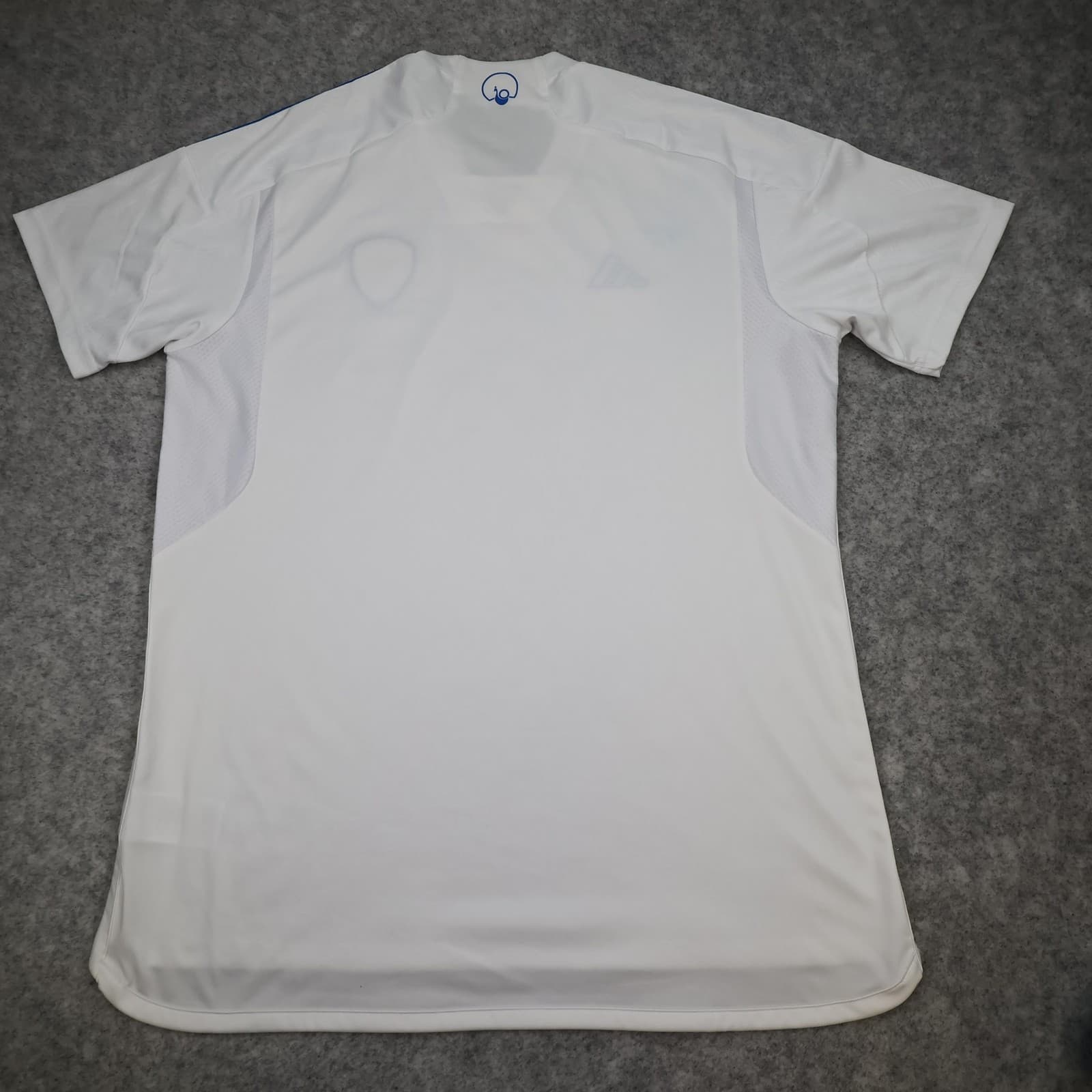 Leeds United Shirt Mens XL White Home Kit 2023 2024 Slim Fit Adidas Jersey photo 2