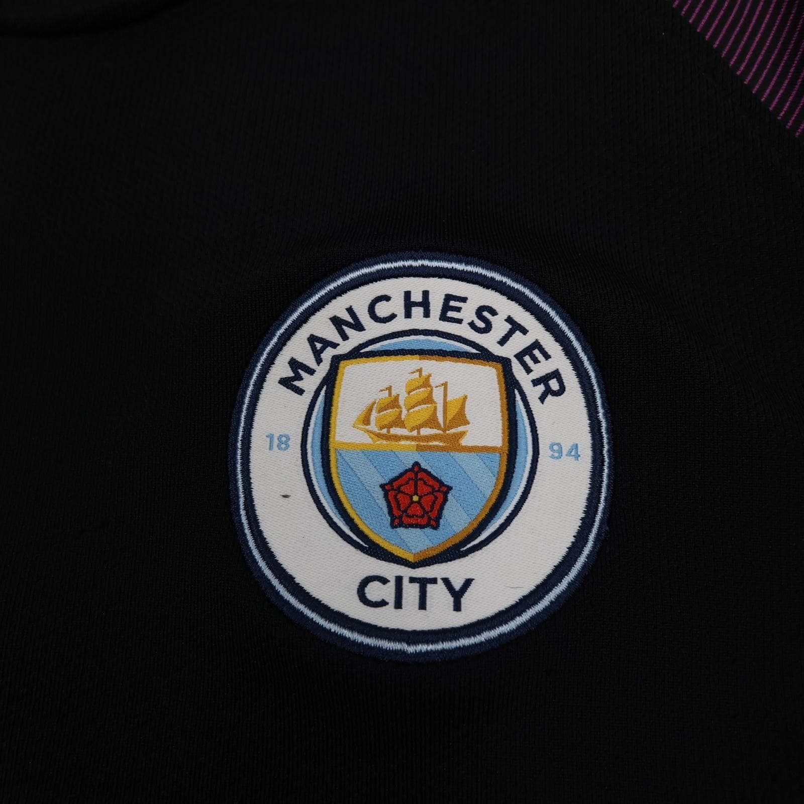 Manchester City Shirt Youth 12-13 Years Black Away Football Nike Caballero 13 photo 6