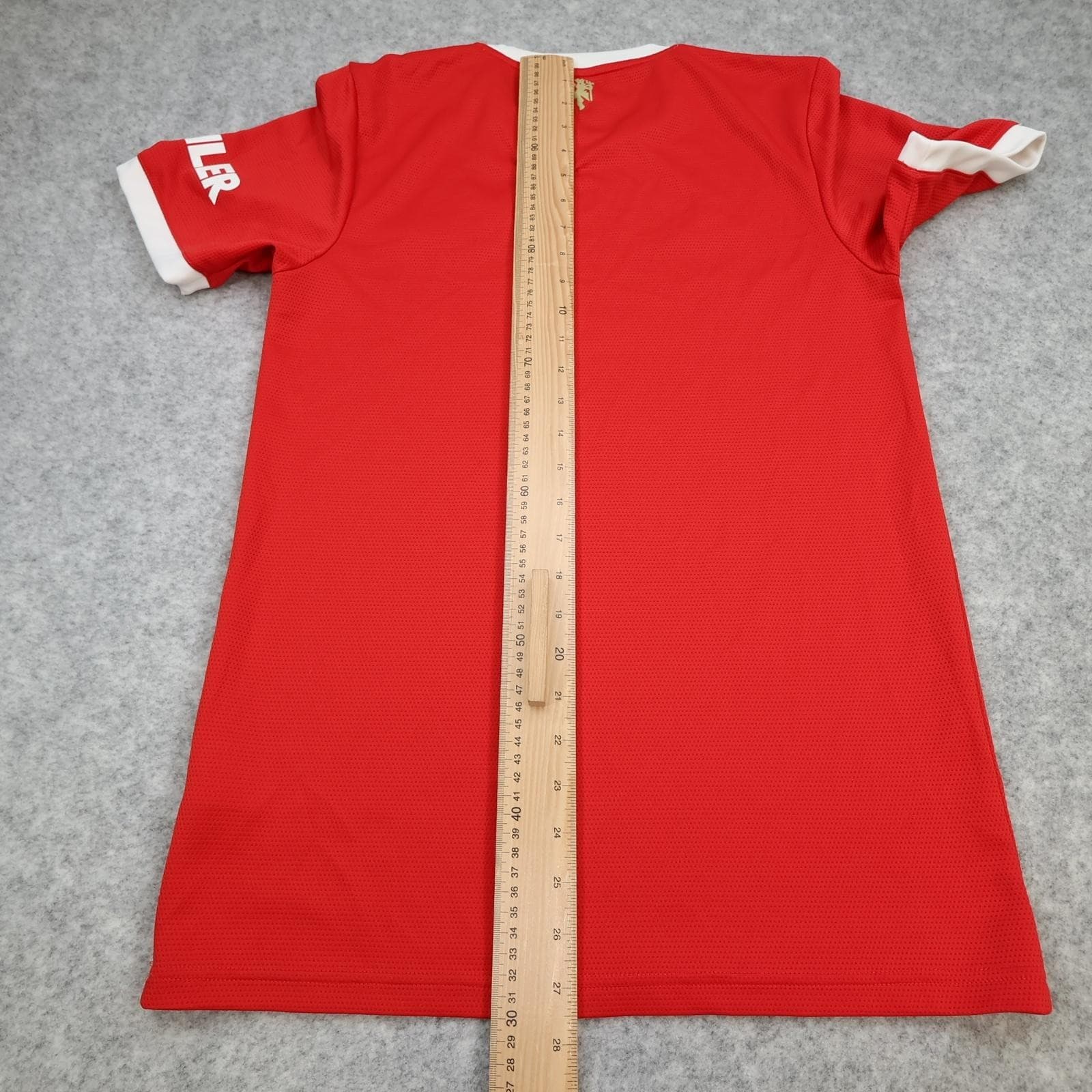 Manchester United Shirt Mens Small Red Home 2021 2022 Football Adidas Jersey photo 12