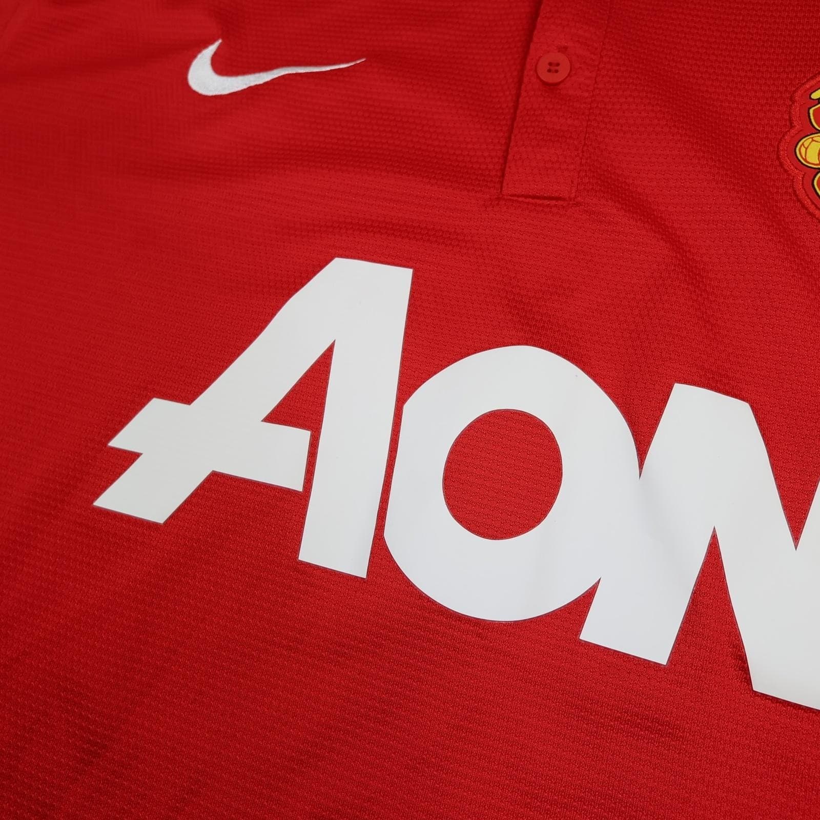 Manchester United Shirt Mens XXL Red Home 2013 2014 Football Nike Van Persie 20 photo 4