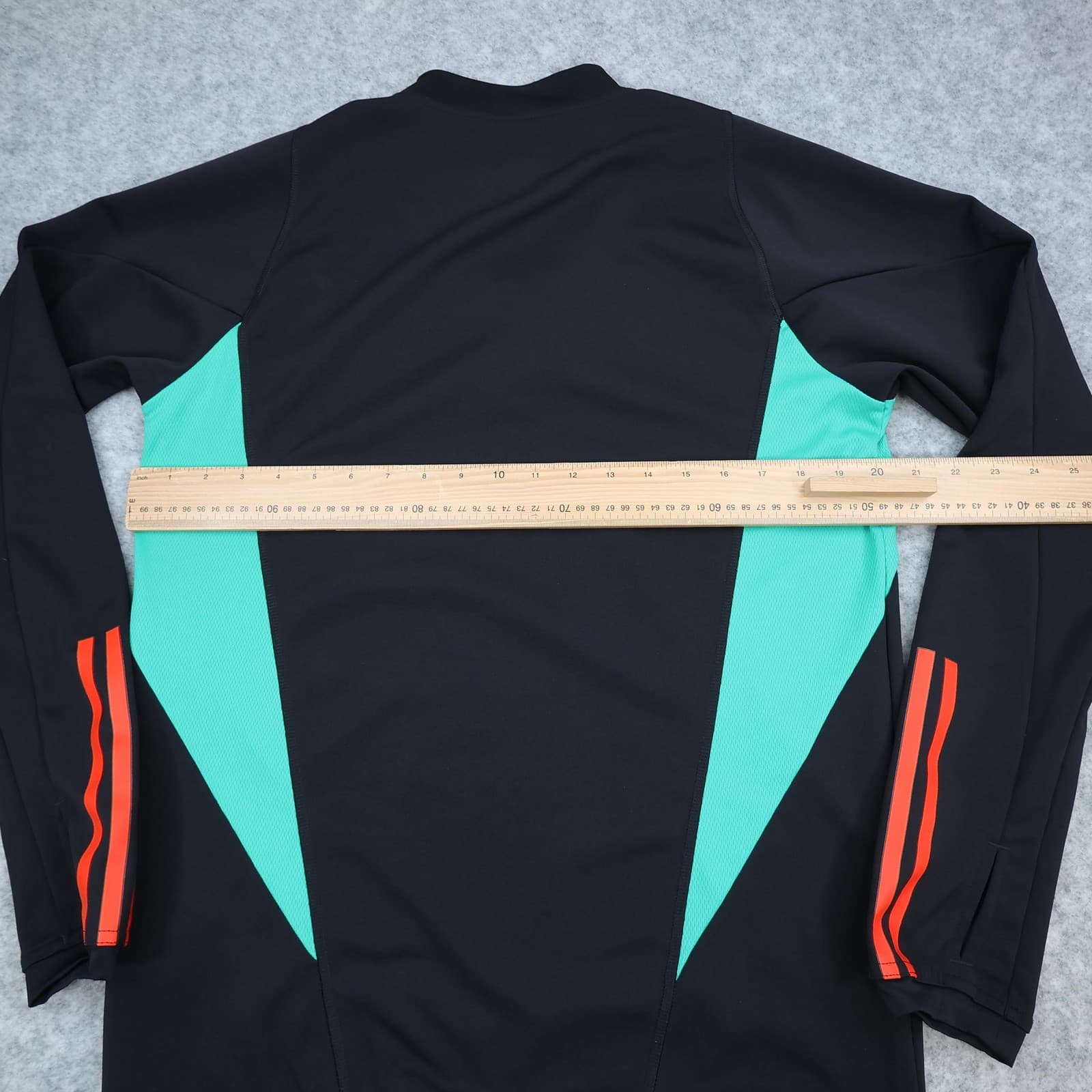 Manchester United Training Top Mens Medium Black EPL Football Adidas Tezos 22 23 photo 8