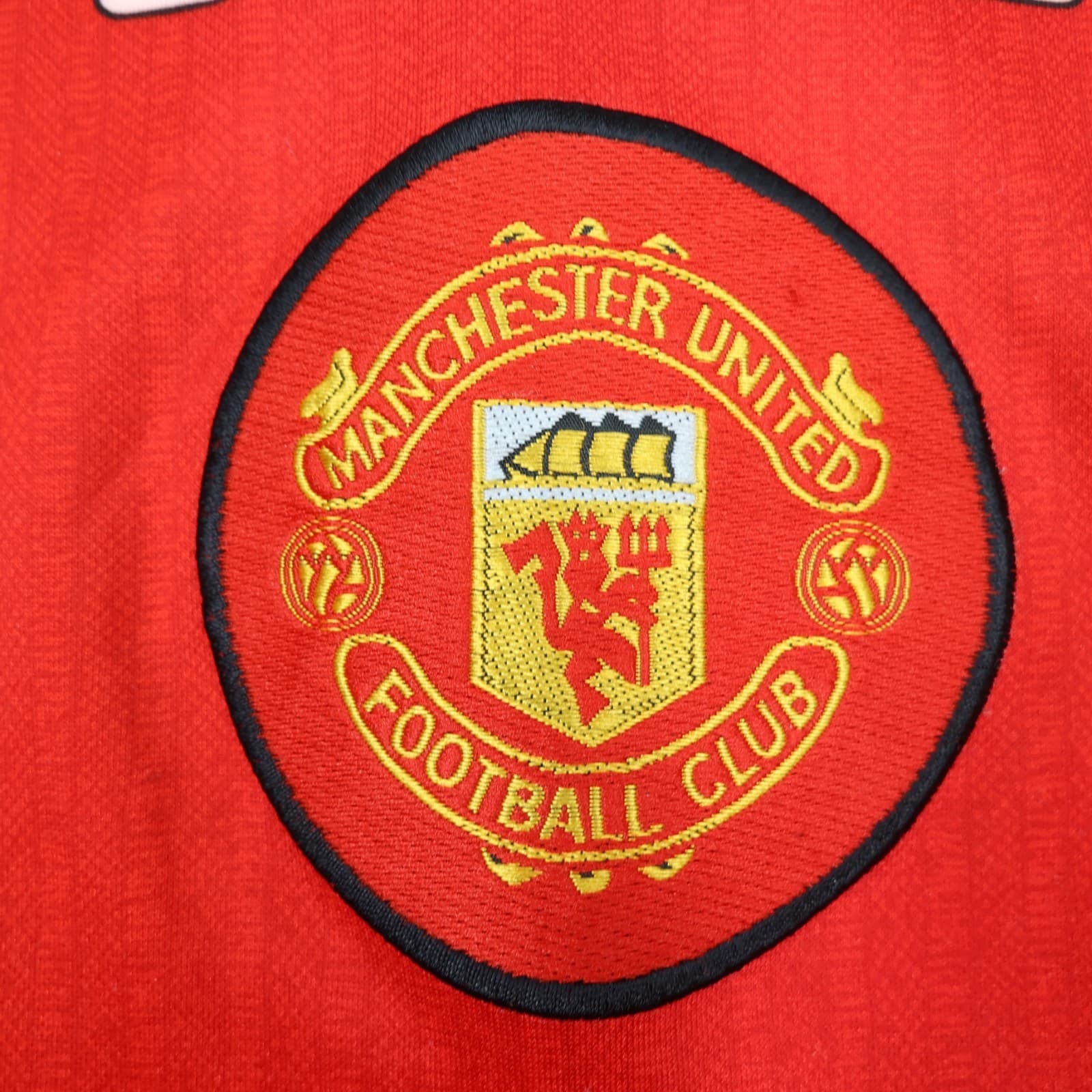 Vintage Manchester United Shirt Extra Large Red Home Kit 1996 1998 Umbro Jersey photo 6