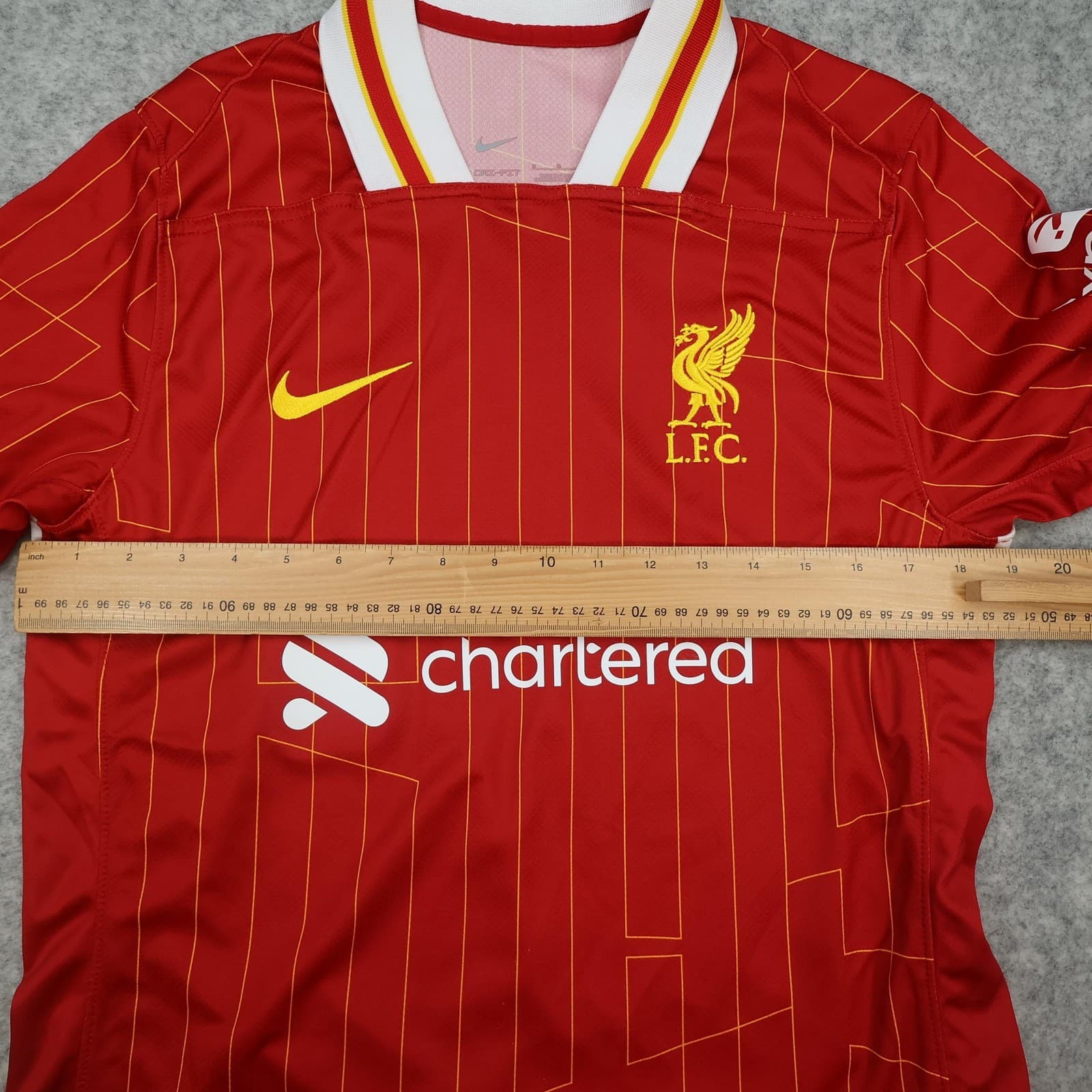 Liverpool Shirt Mens Medium Red Home 2024 2025 Soccer Nike Mo Salah 11 Jersey photo 12