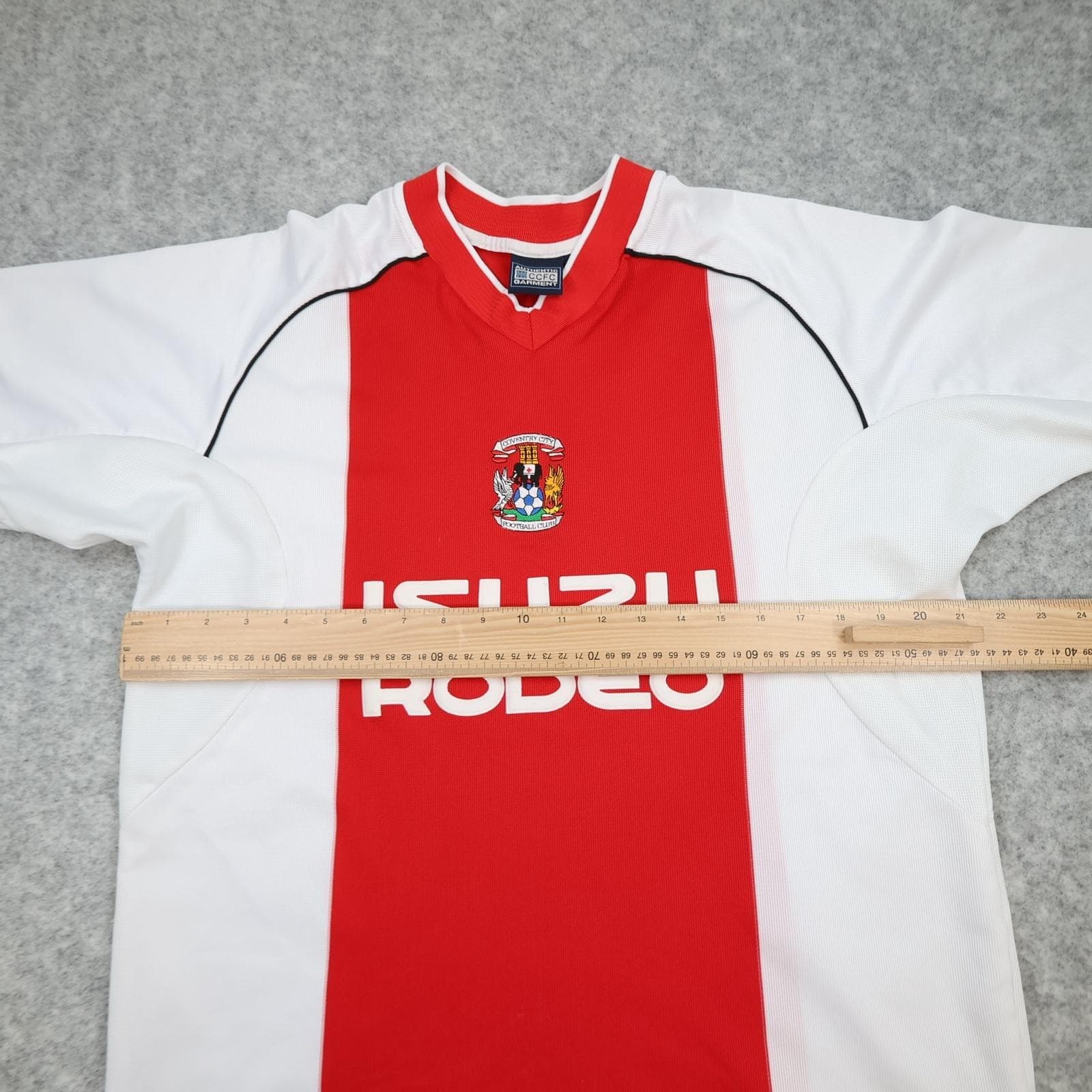 Vintage Coventry City Shirt Mens Large Red Away 2003 2005 CCFC Isuzu Rodeo photo 8