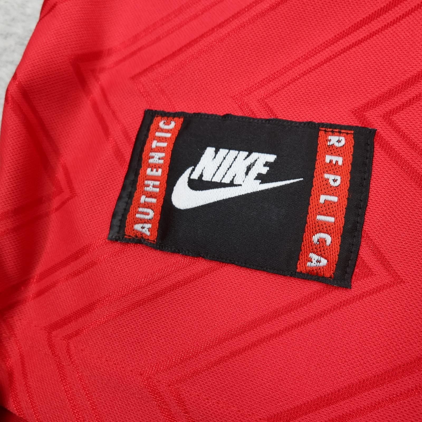 Vintage Arsenal Shirt Mens Small Red Home 1994 1995 Football Nike JVC Vieira 4 photo 8