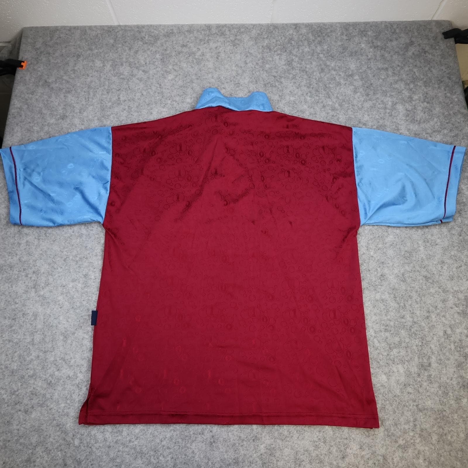 Vintage West Ham United Shirt Mens XL Red Home 1995 1997 Pony Dagenham Motors photo 2
