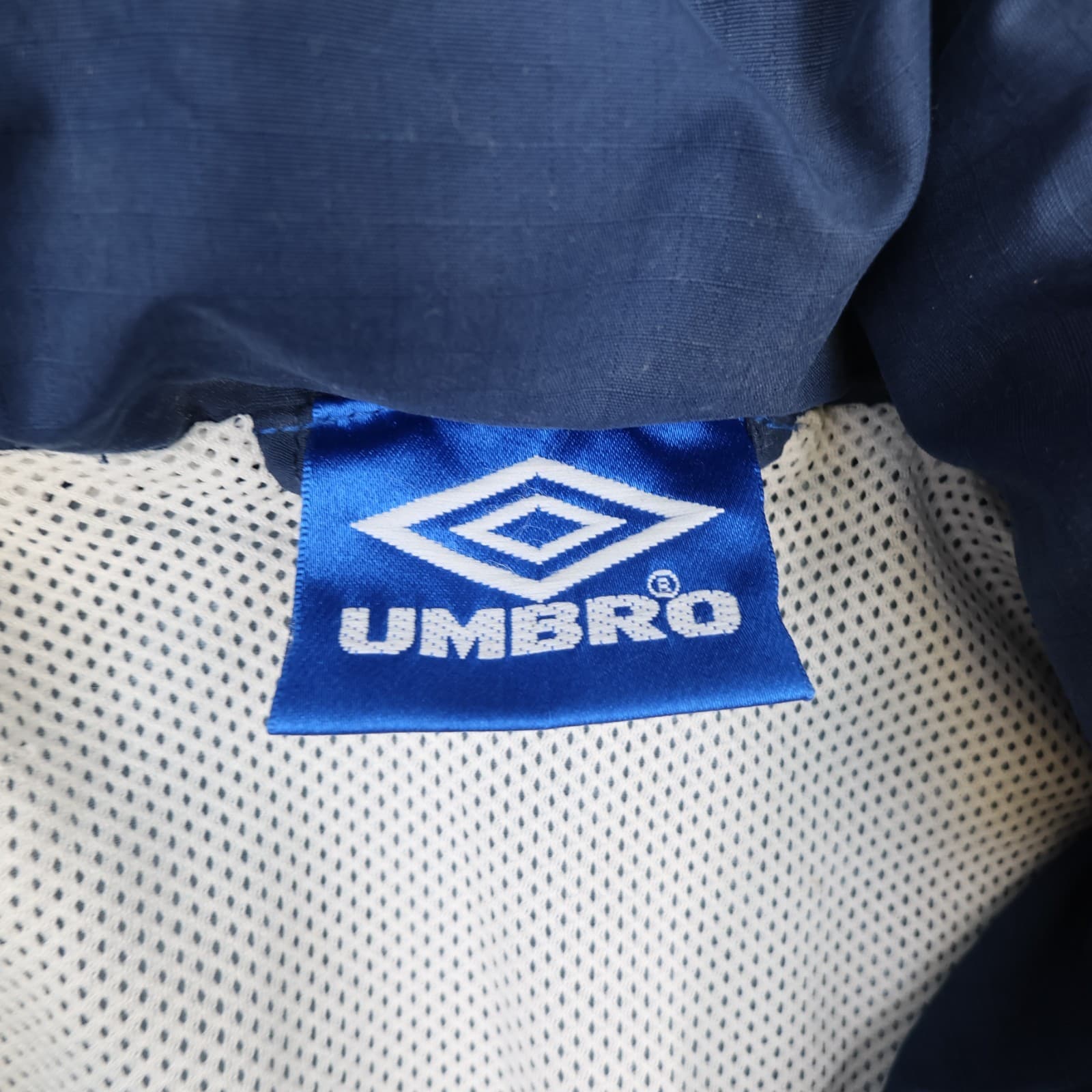 Vintage Chelsea Football Drill Top Large Blue Jacket Tracksuit Umbro 1999 2001 photo 7