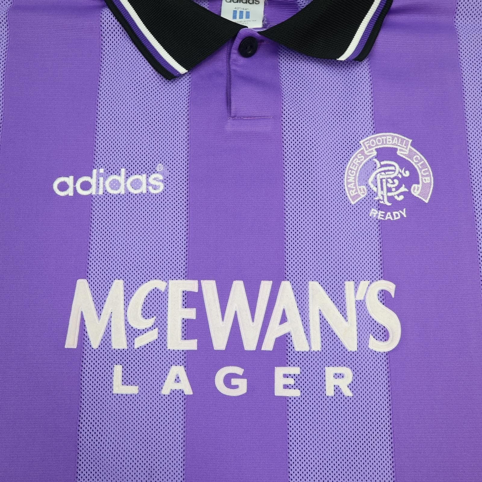Vintage Rangers Shirt Mens Large Purple European Kit 1994 1995 Adidas McEwan's photo 3