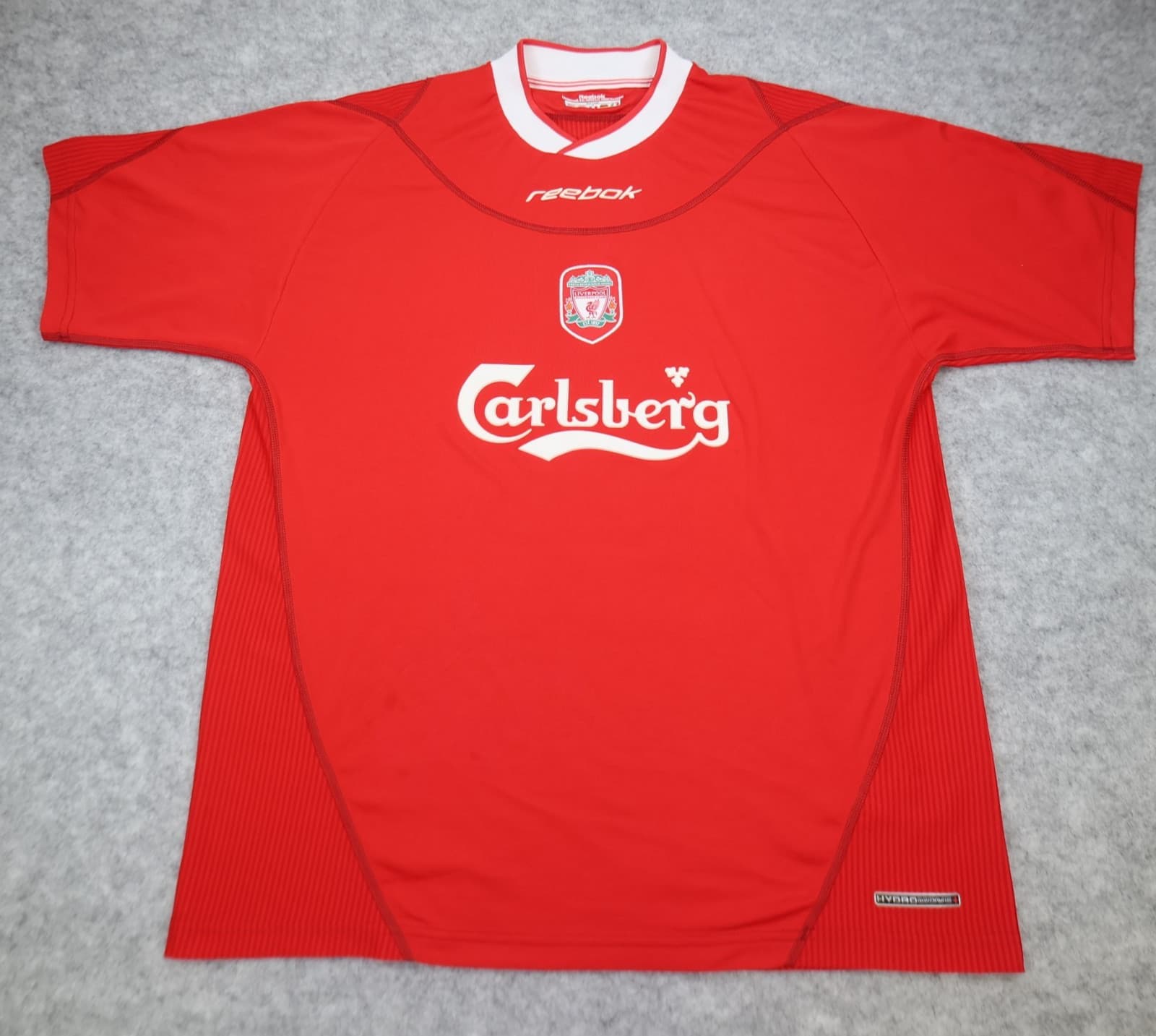 Vintage Liverpool Shirt XL Red Home Kit 2002 2004 Reebok Jersey 42/44 Carragher photo 2