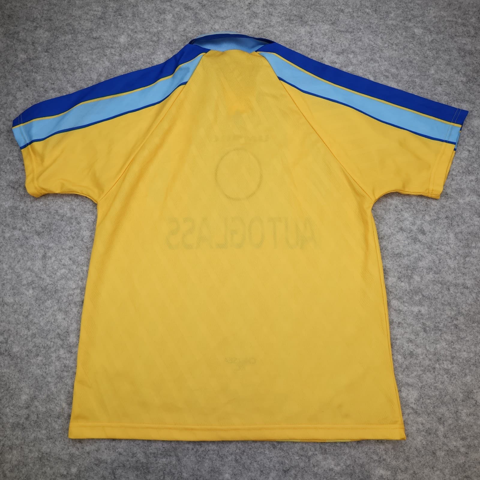 Vintage Chelsea Shirt Medium Yellow Away Kit 1997 1998 Autoglass Soccer Jersey photo 2