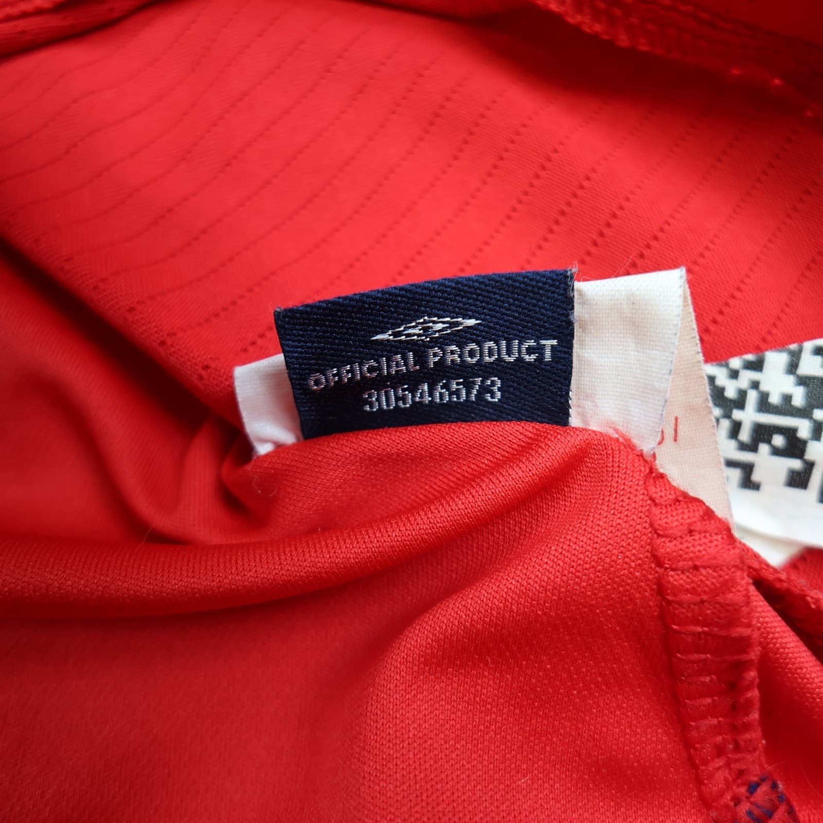 England Football Shirt Medium Red Away Kit 2008 2010 Jersey David Beckham photo 7