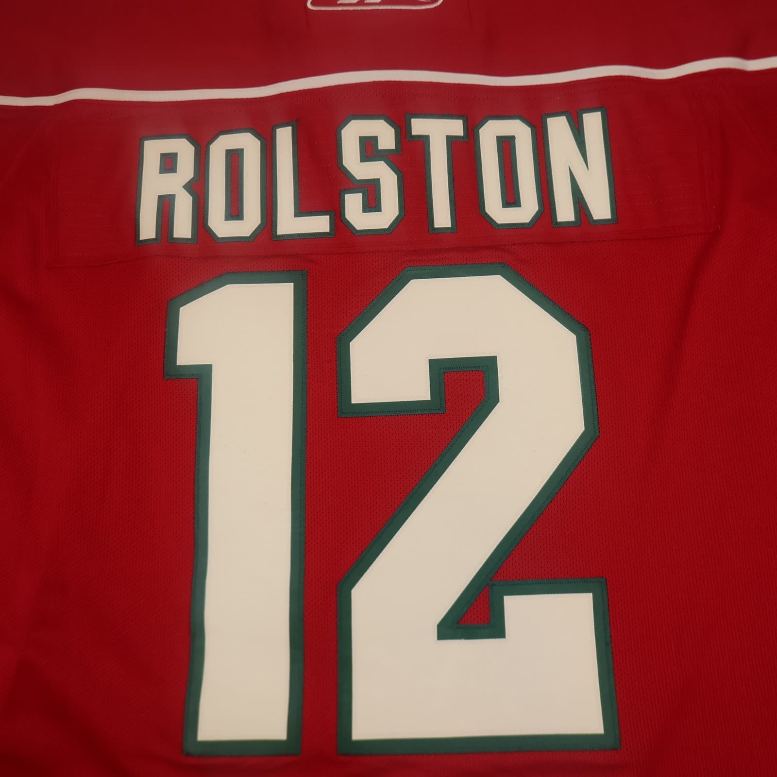 Vintage Minnesota Wild Jersey 2XL Red Reebok NHL Ice Hockey Brian Rolston Woven photo 10