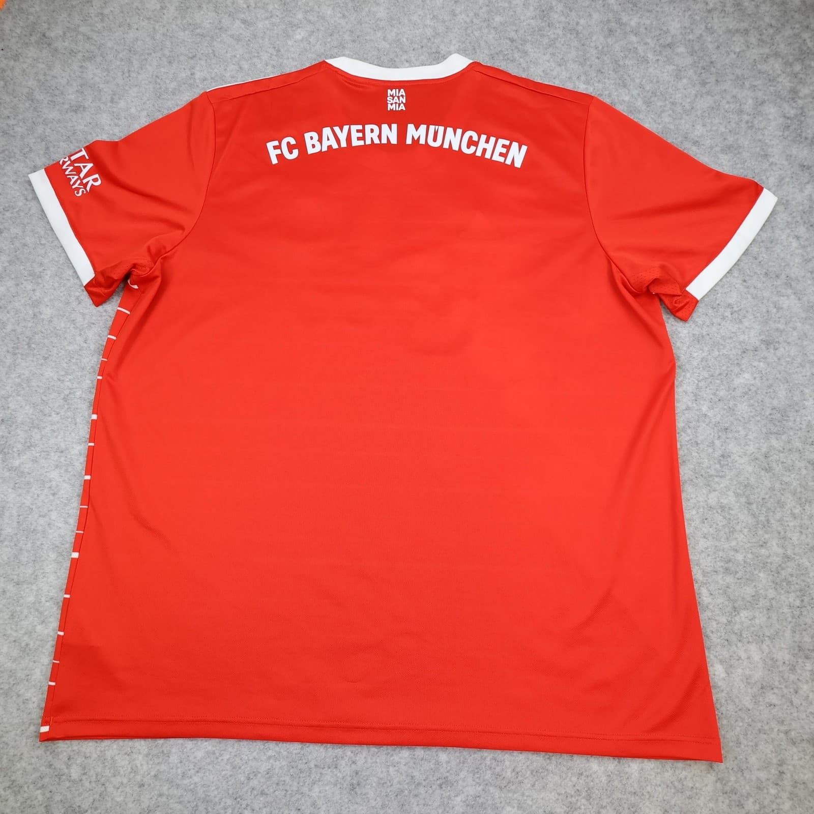 Bayern Munich Shirt Mens 2XL Red Home 2022 2023 XXL Adidas Soccer Jersey photo 2