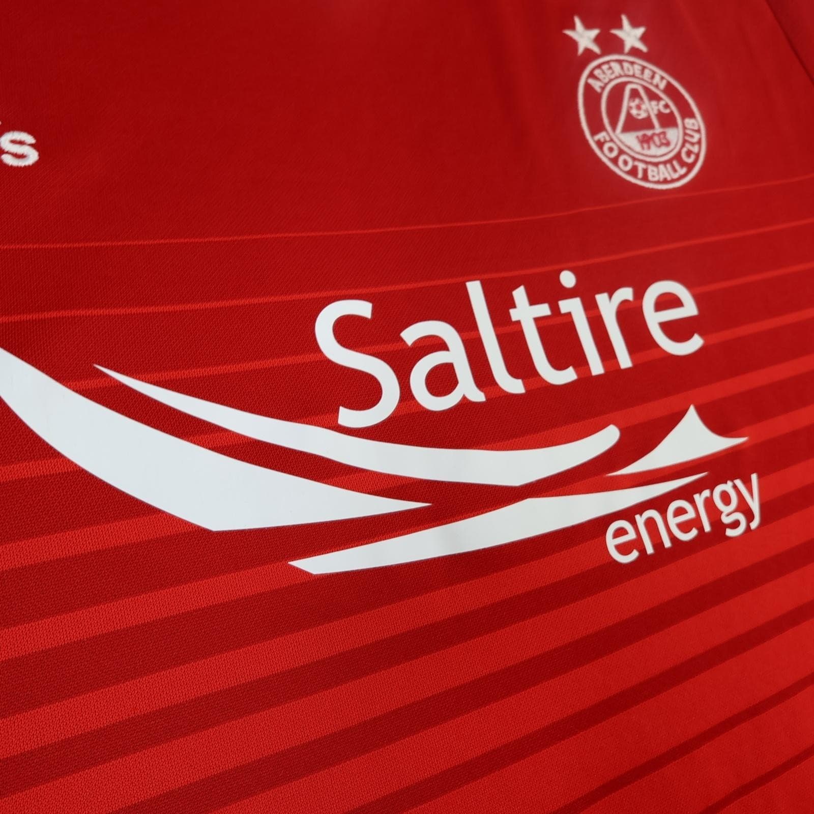Aberdeen FC Shirt Mens XL Red Home 2015 2016 Football Adidas Soccer Jersey photo 6